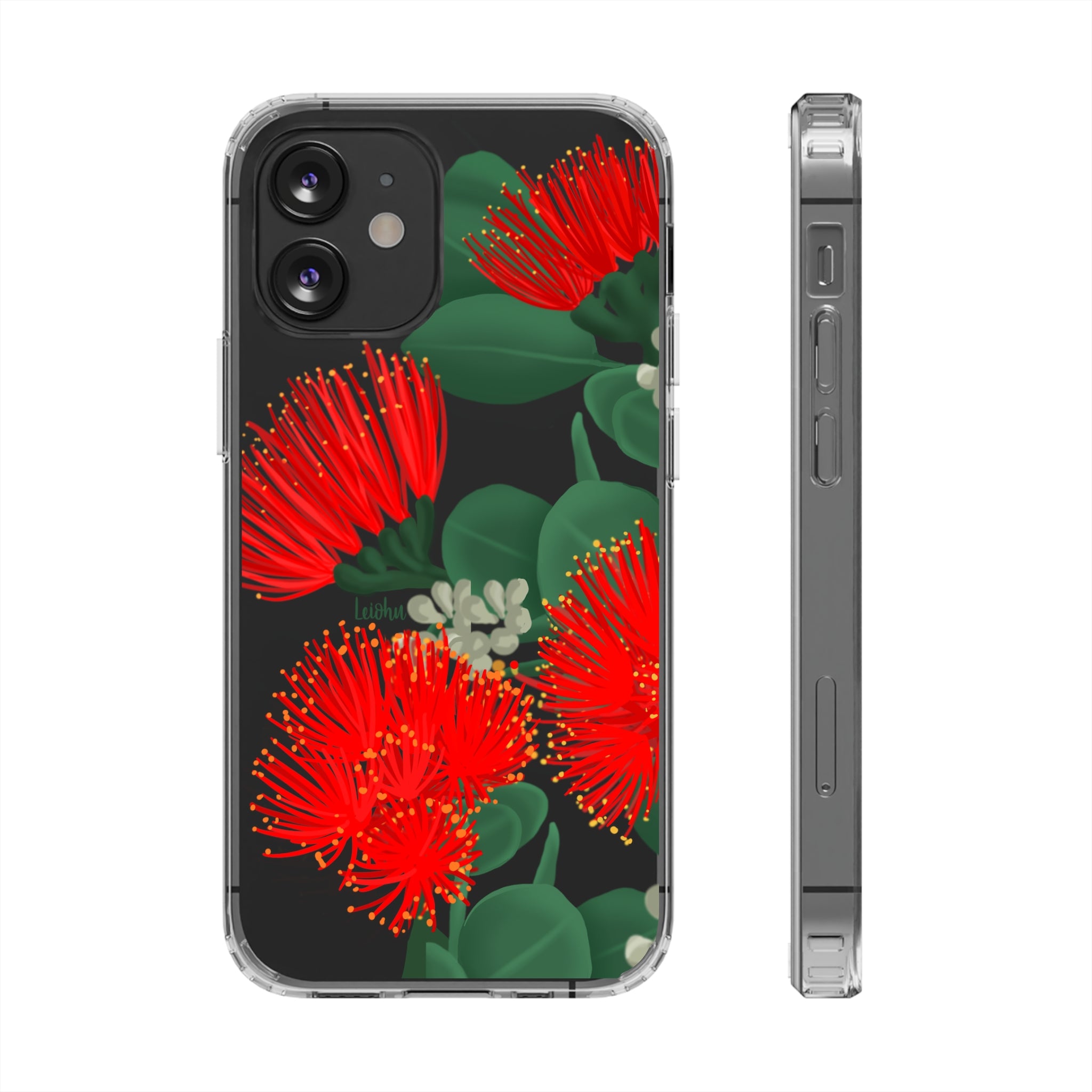 O'hia Lehua - Clear Case - LEIOHU DESIGNS