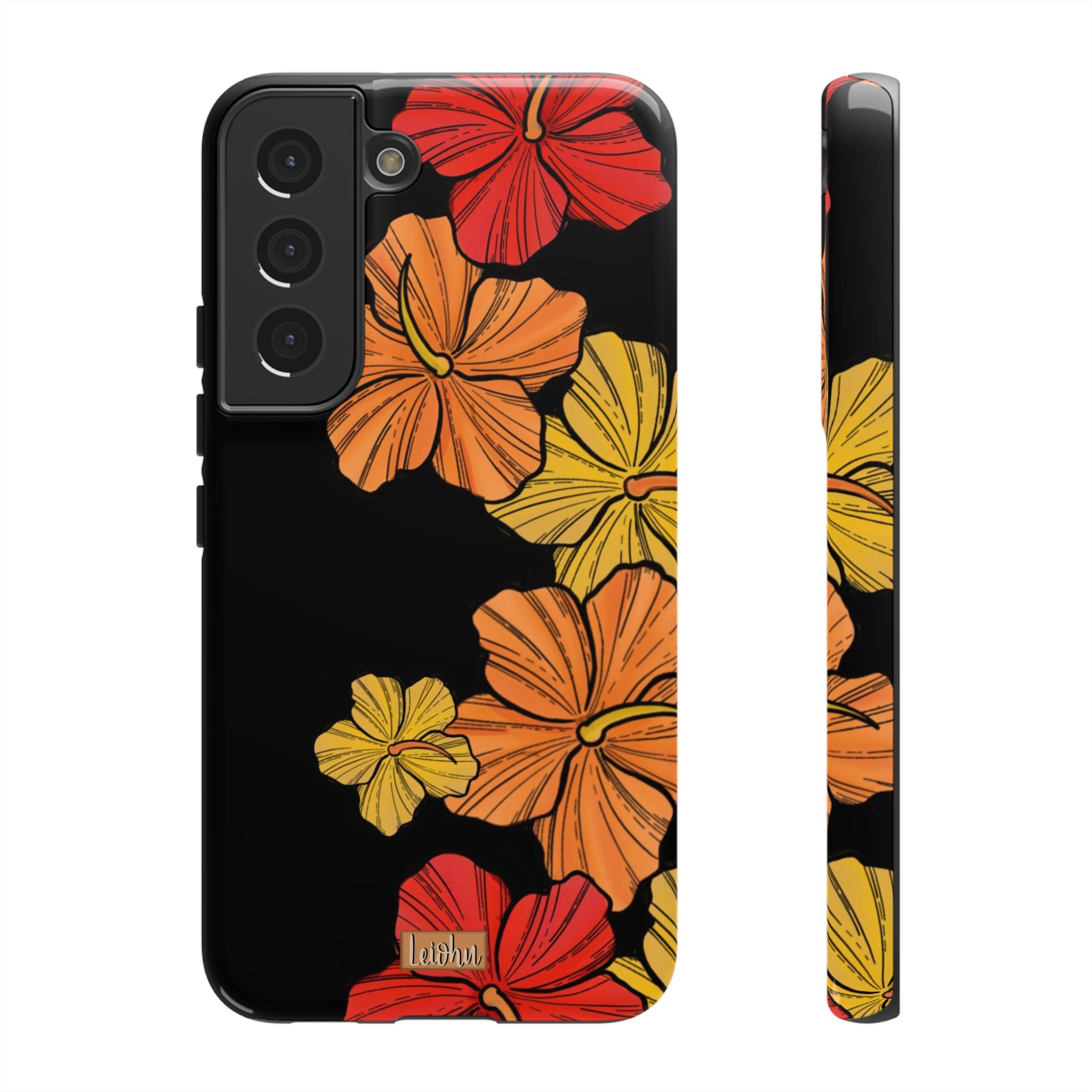 Hibiscus Retro - Samsung Galaxy - LEIOHU DESIGNS