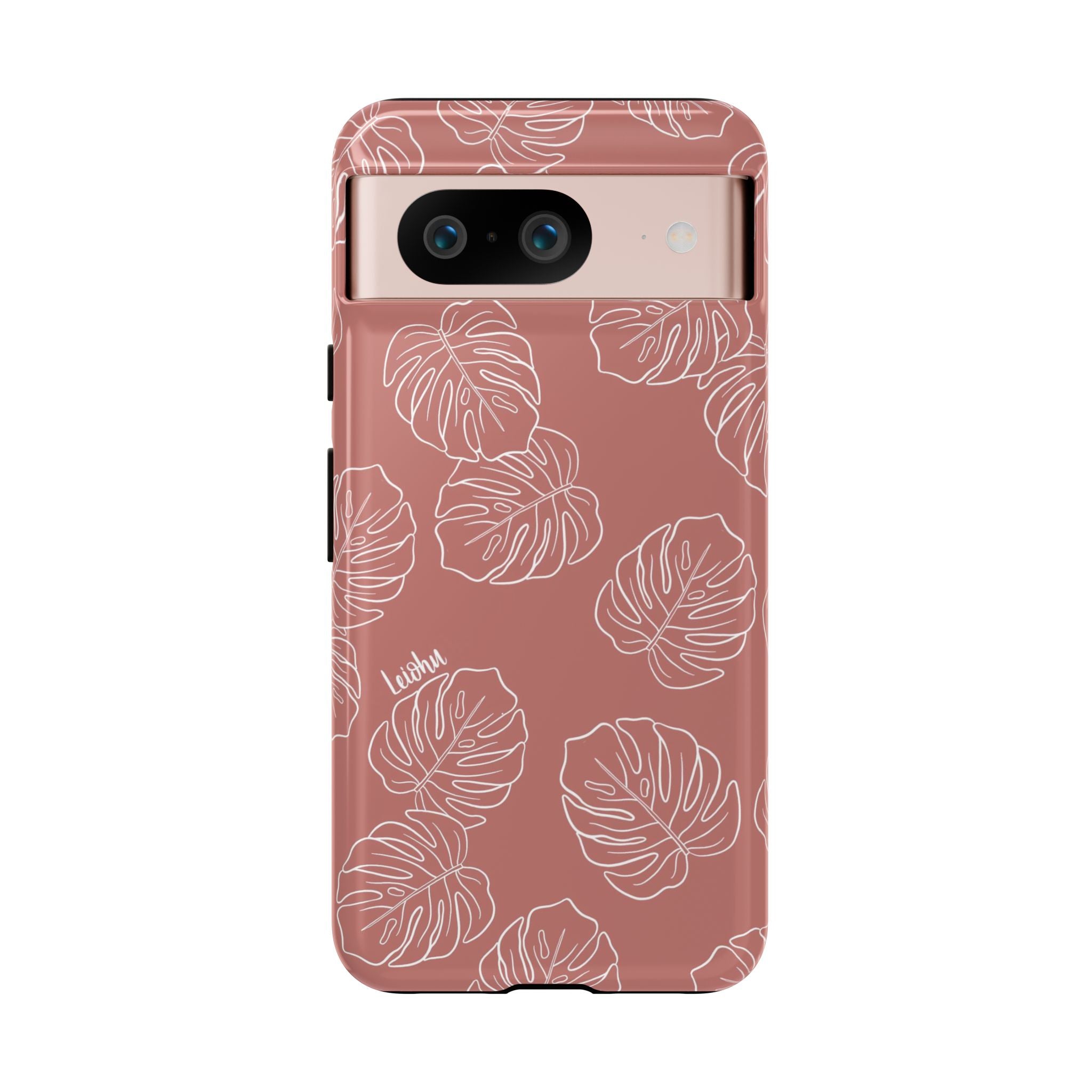 Monstera - Mauve - Google Pixel - LEIOHU DESIGNS