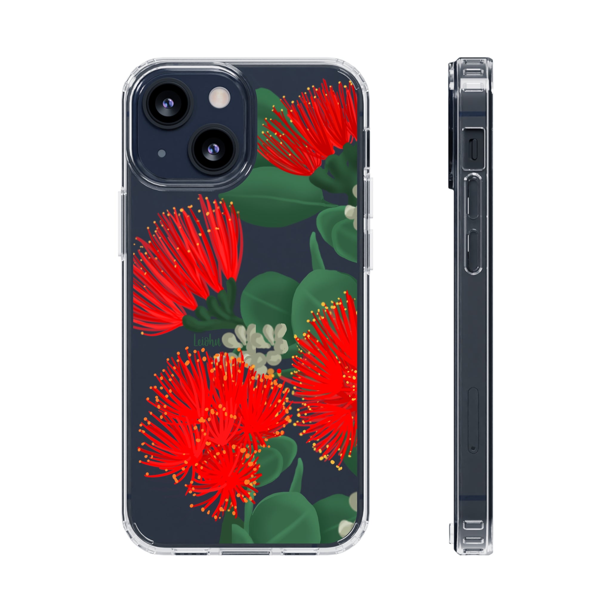 O'hia Lehua - Clear Case - LEIOHU DESIGNS