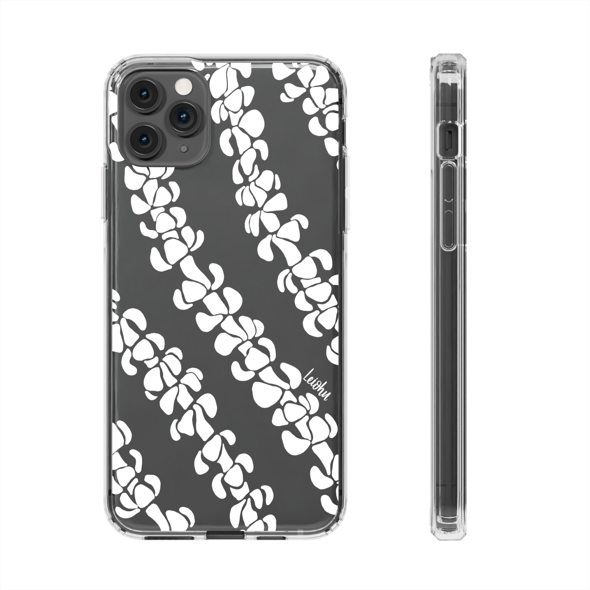 PUAKENIKENI - Ke'oke'o - Clear Case - LEIOHU DESIGNS