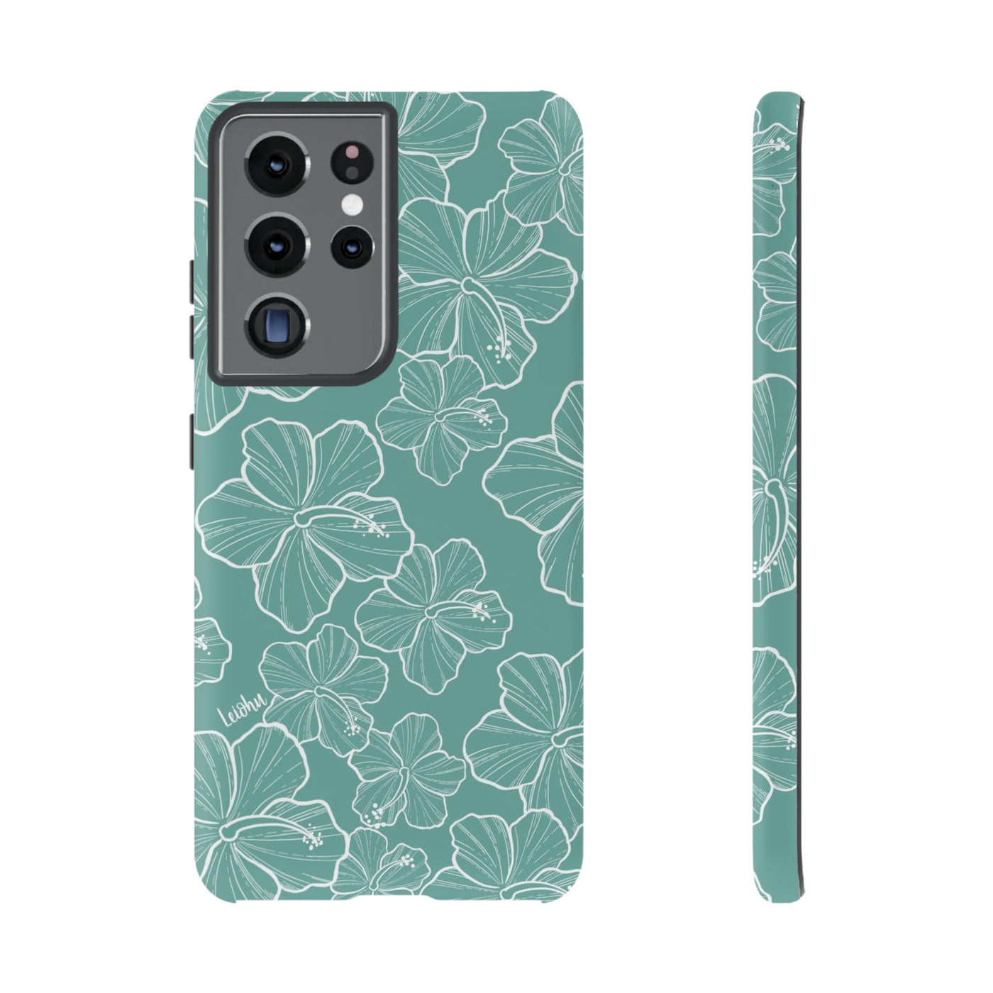 Hibiscus - Teal - Samsung Galaxy