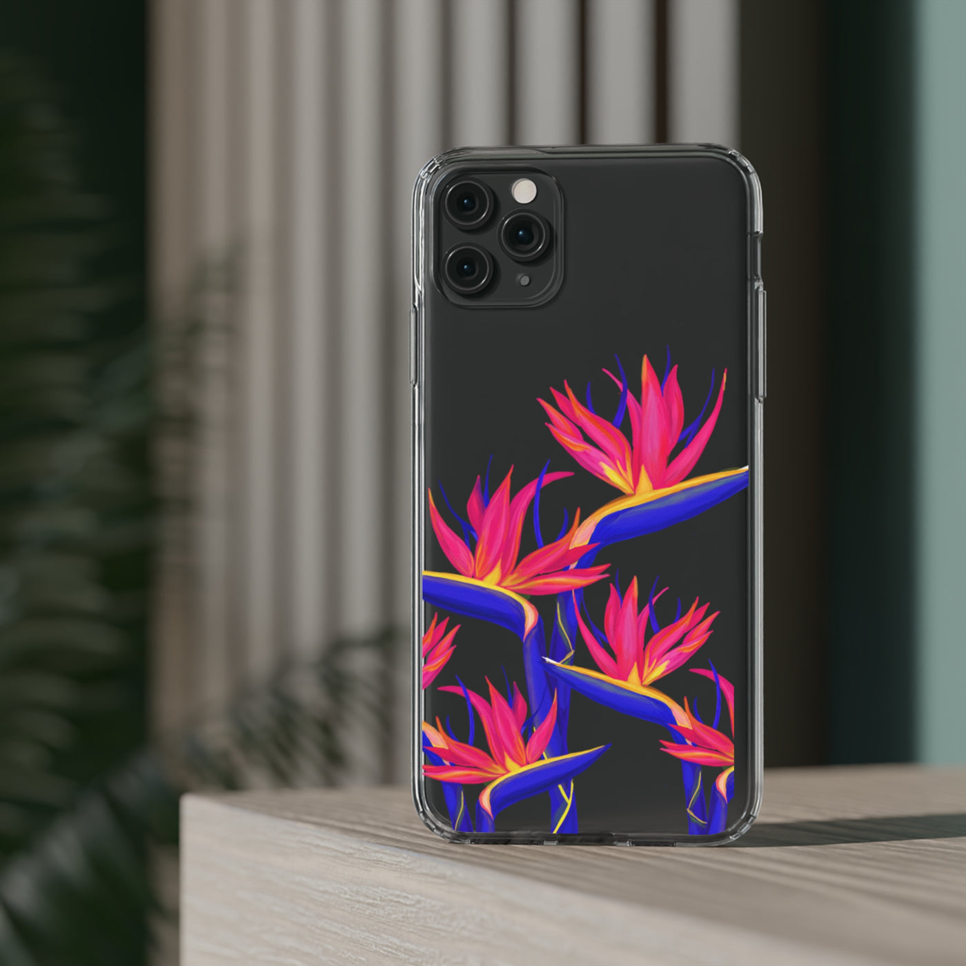 Pua Manu - Neon - Clear Case