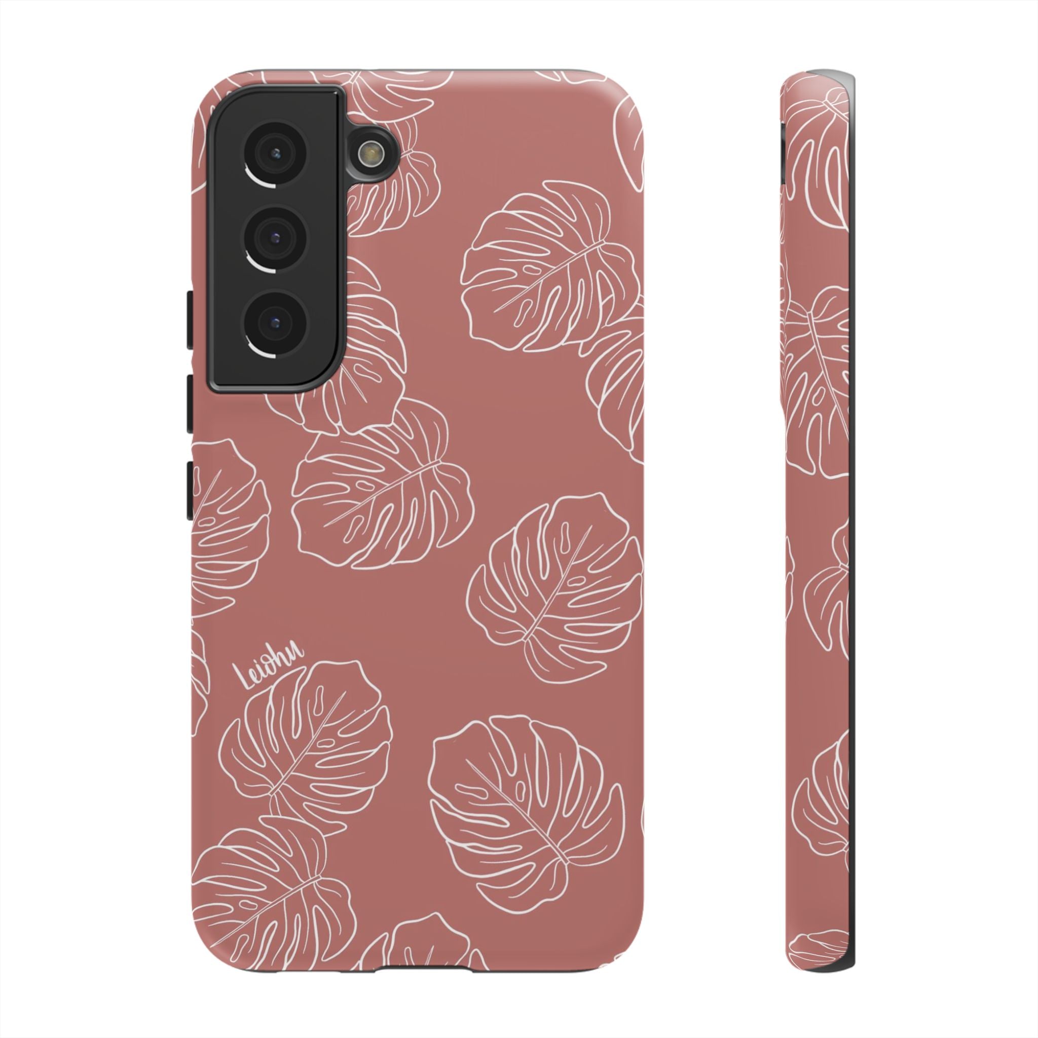 Monstera - Mauve - Samsung Galaxy - LEIOHU DESIGNS