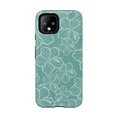 Hibiscus - Teal - Google Pixel