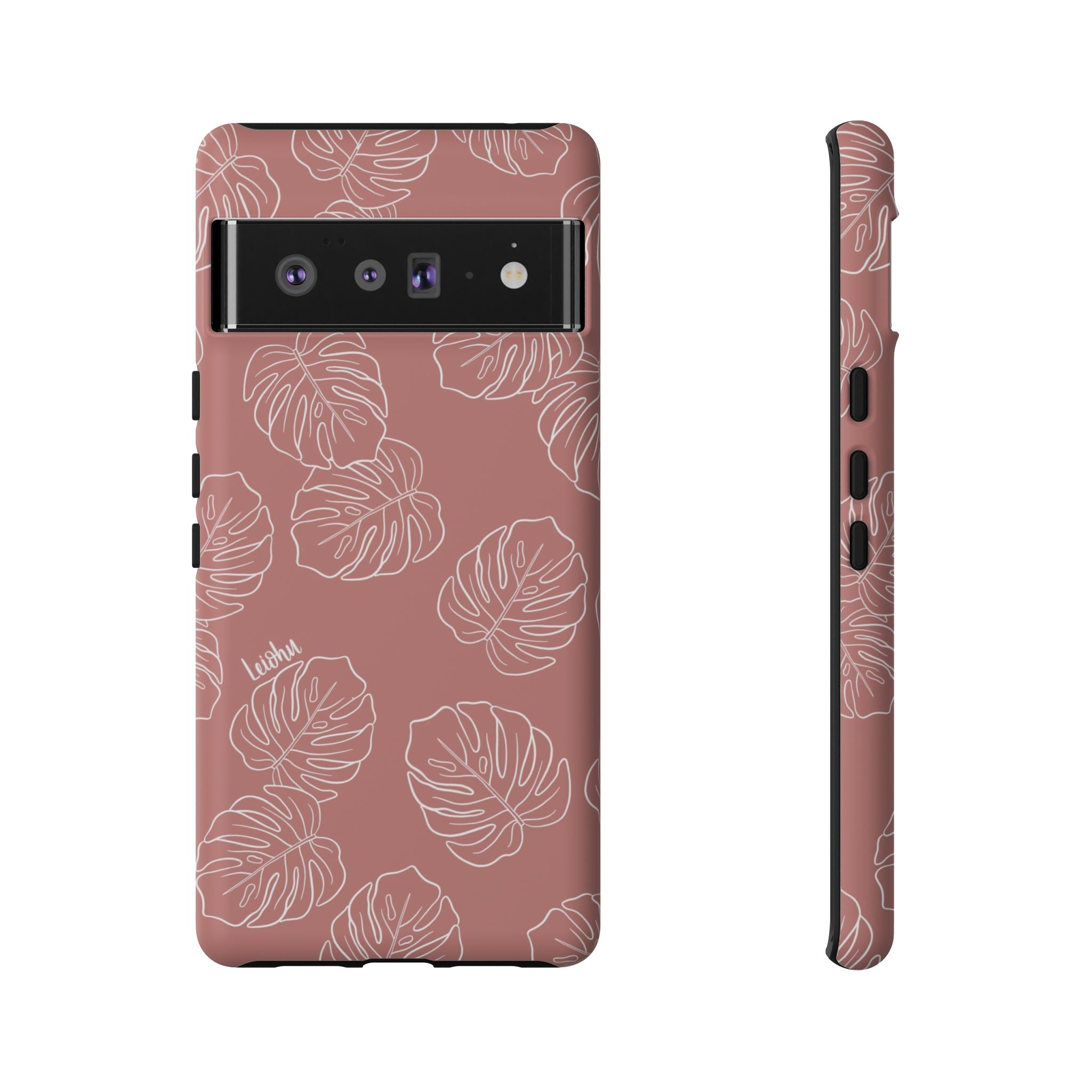 Monstera - Mauve - Google Pixel - LEIOHU DESIGNS