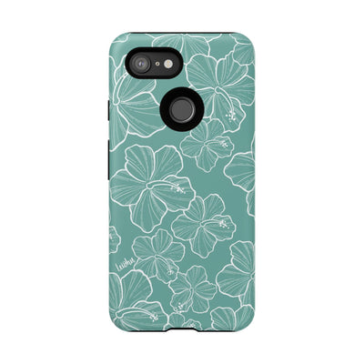 Hibiscus - Teal - Google Pixel