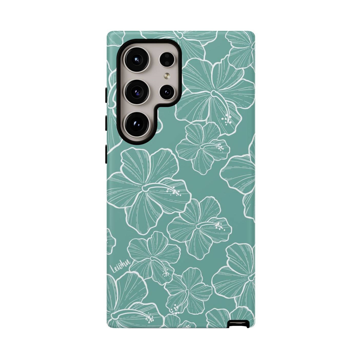 Hibiscus - Teal - Samsung Galaxy