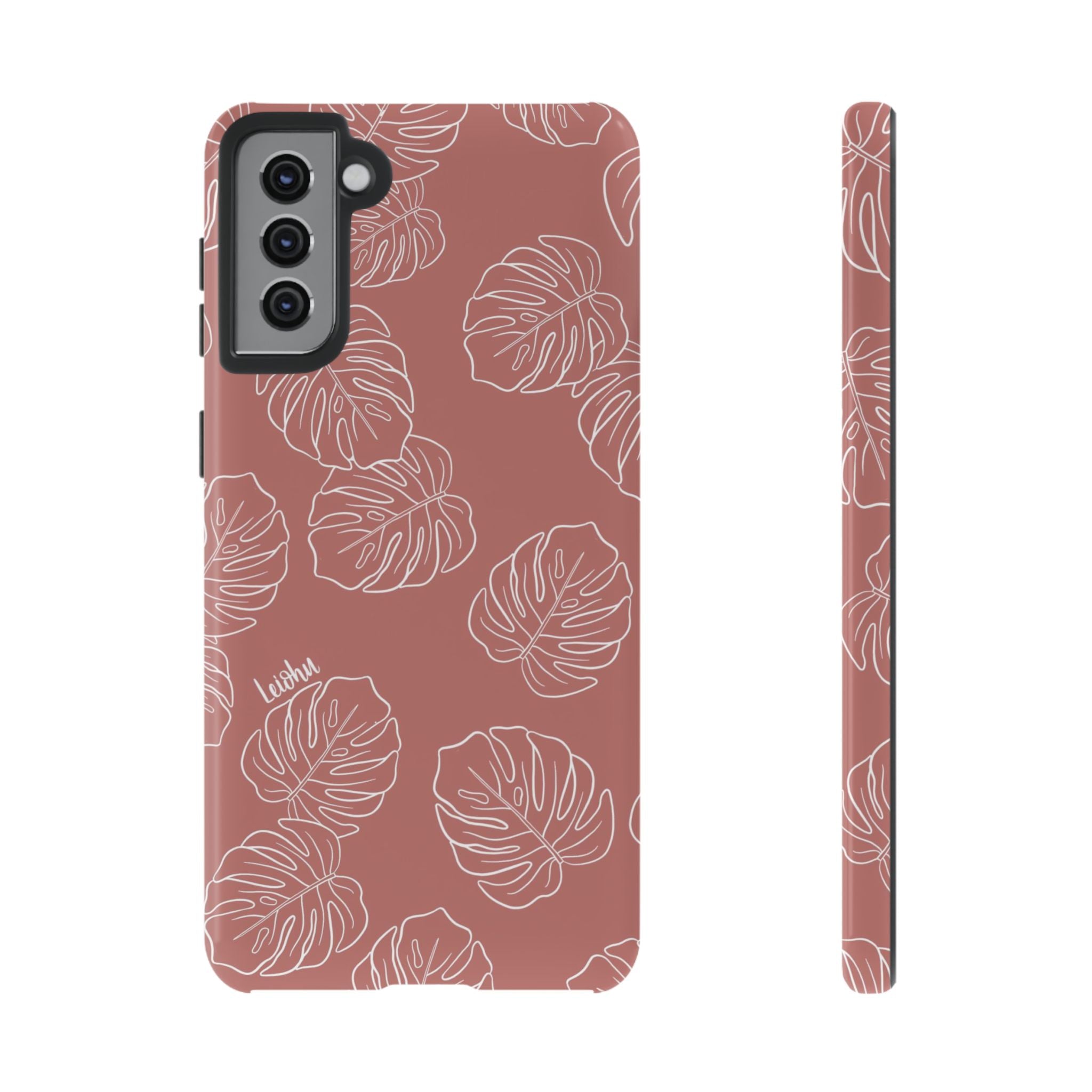 Monstera - Mauve - Samsung Galaxy - LEIOHU DESIGNS