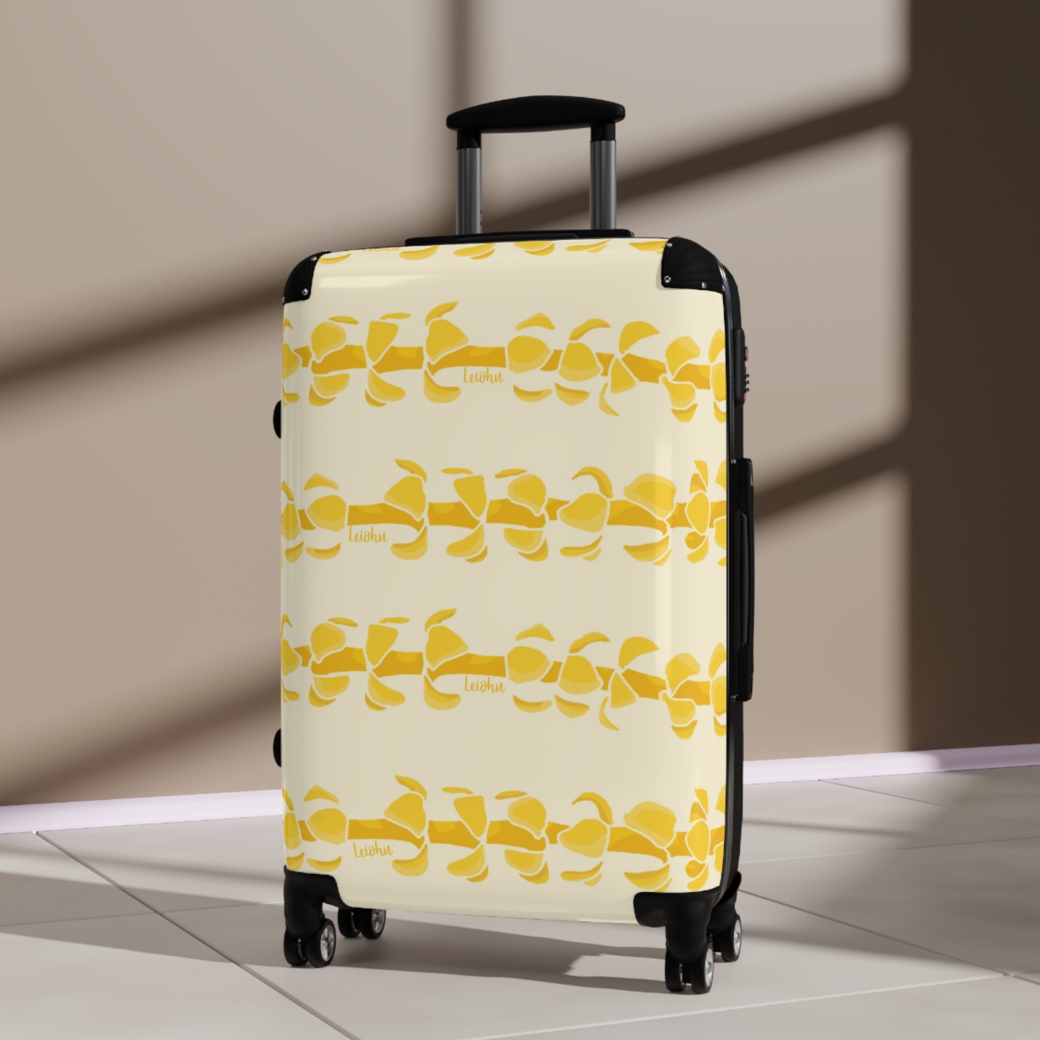 Puakenikeni Lei - Cabin Suitcase - LEIOHU DESIGNS