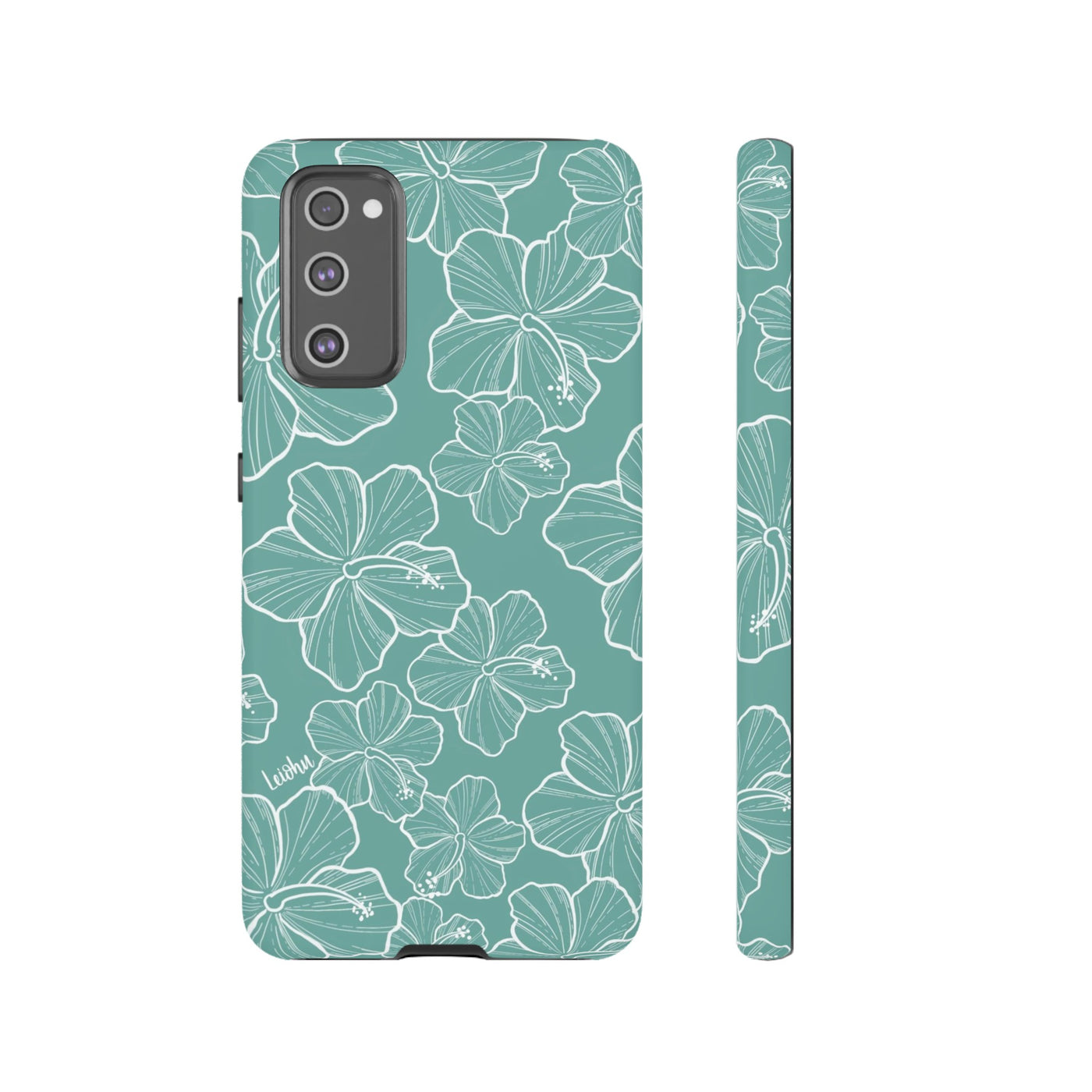 Hibiscus - Teal - Samsung Galaxy