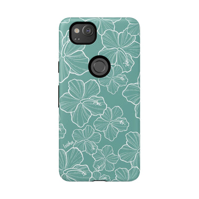 Hibiscus - Teal - Google Pixel