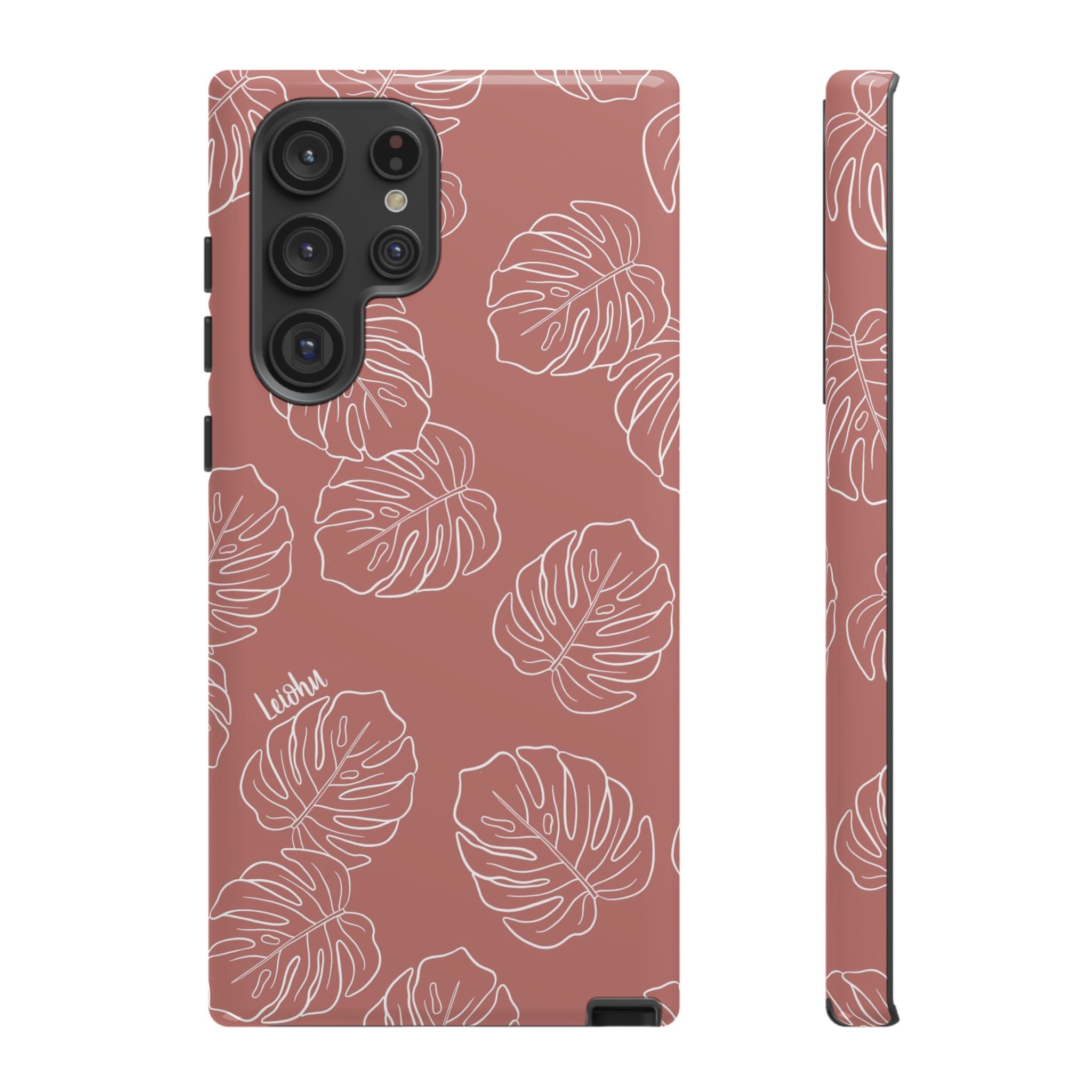 Monstera - Mauve - Samsung Galaxy - LEIOHU DESIGNS