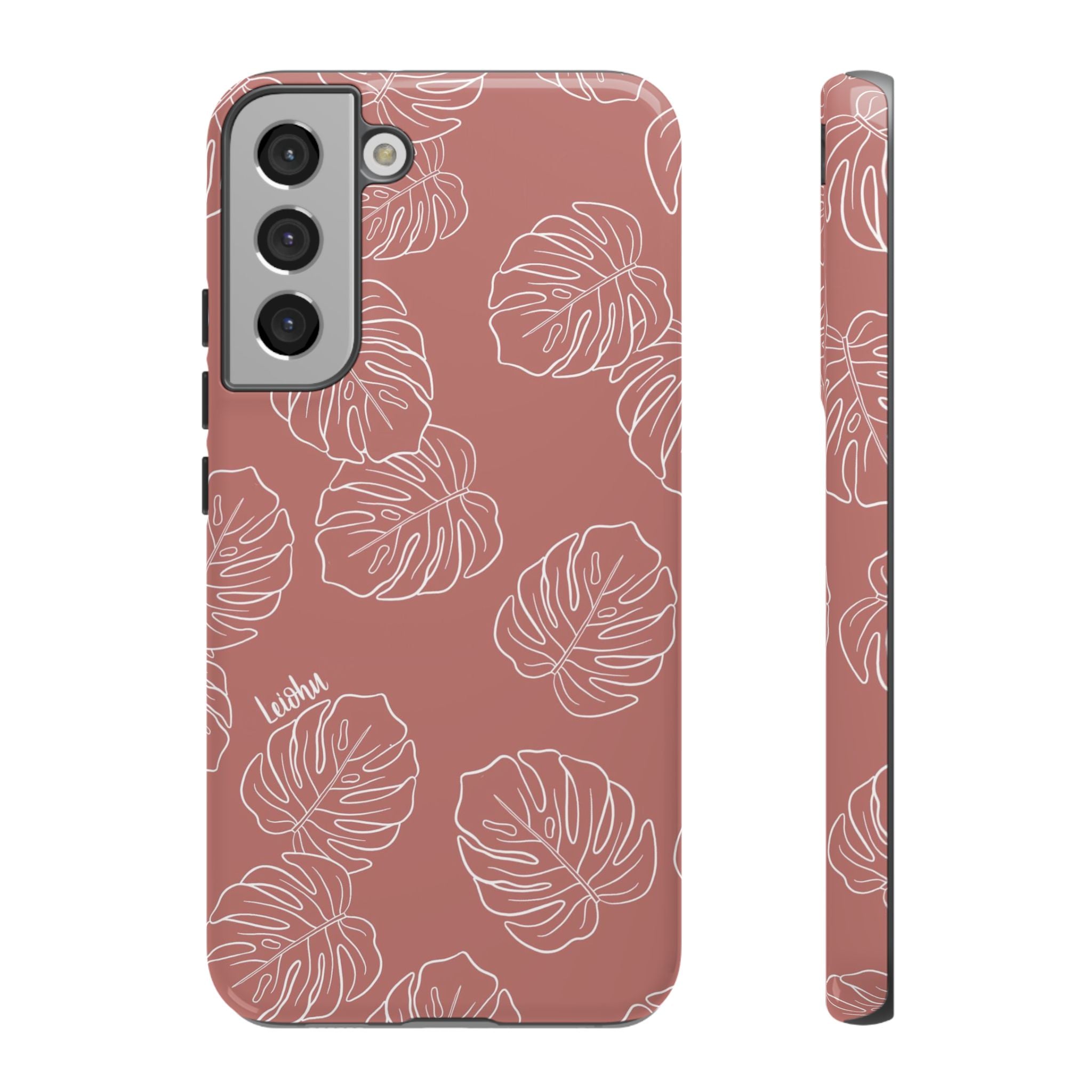 Monstera - Mauve - Samsung Galaxy - LEIOHU DESIGNS