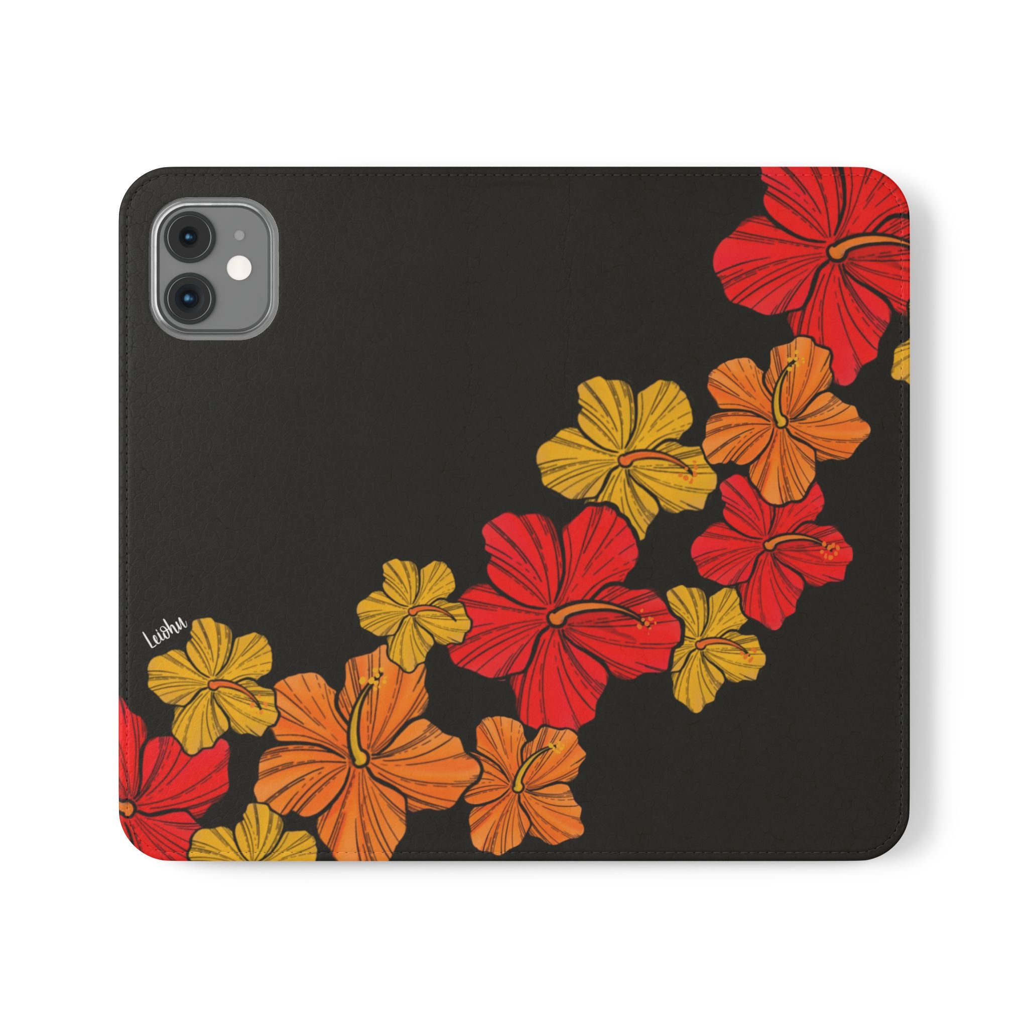 Hibiscus Retro - Folio case - LEIOHU DESIGNS