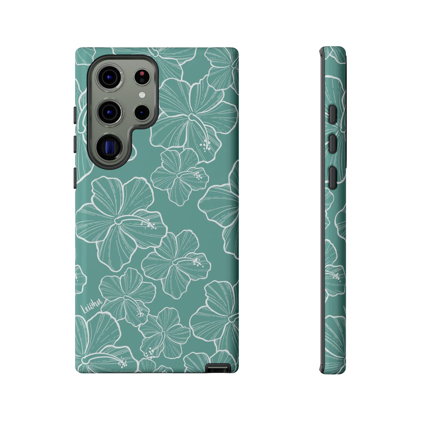 Hibiscus - Teal - Samsung Galaxy