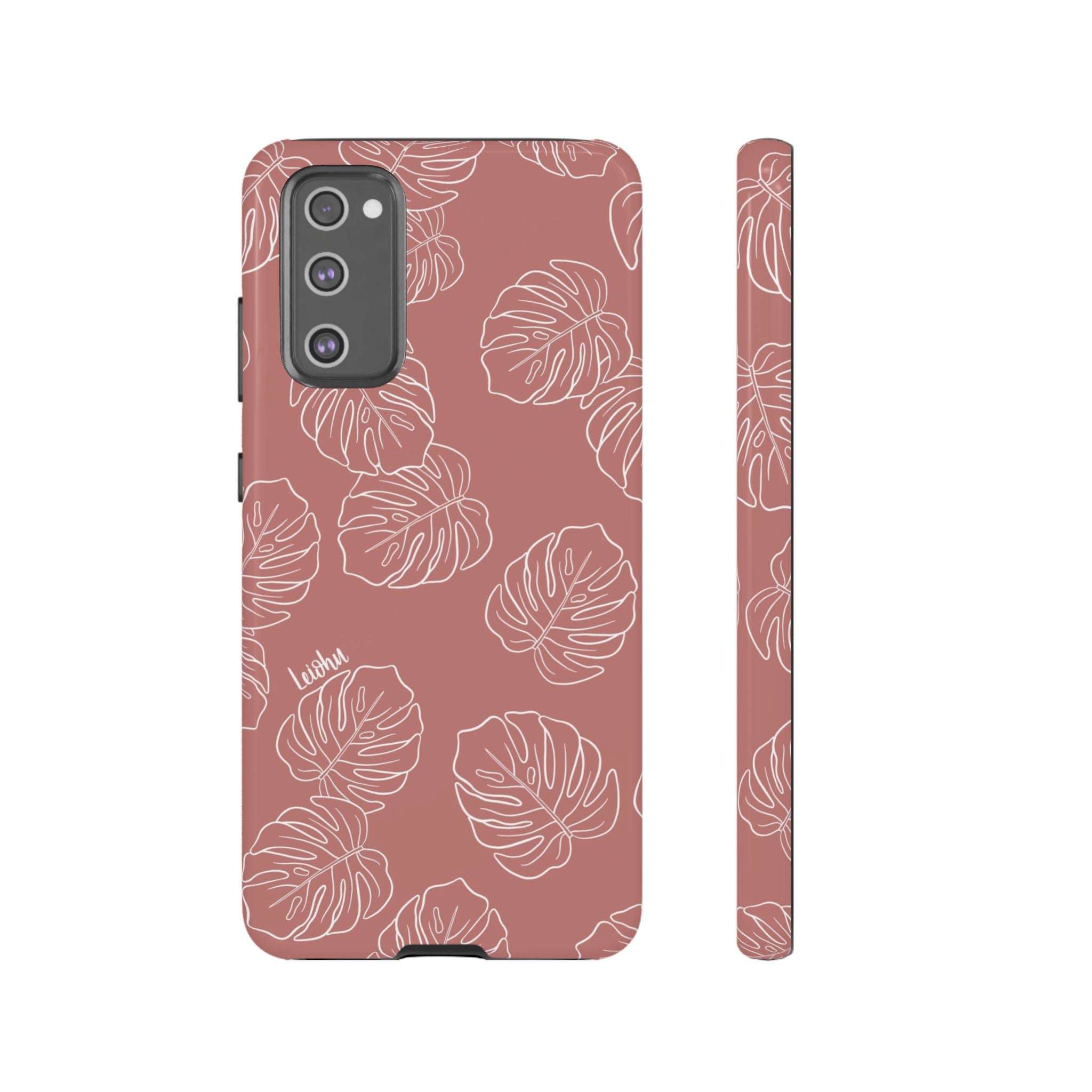 Monstera - Mauve - Samsung Galaxy - LEIOHU DESIGNS