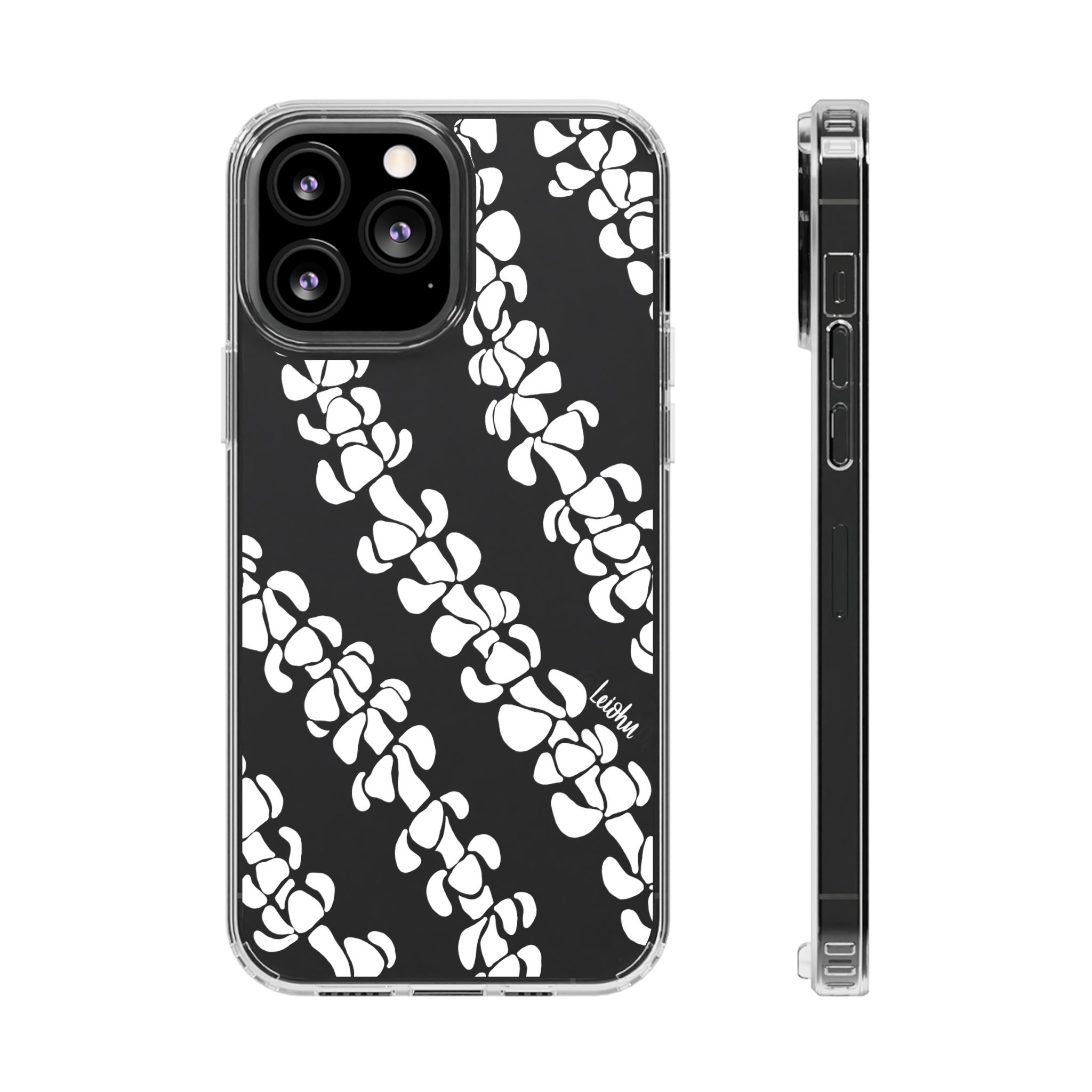 PUAKENIKENI - Ke'oke'o - Clear Case - LEIOHU DESIGNS