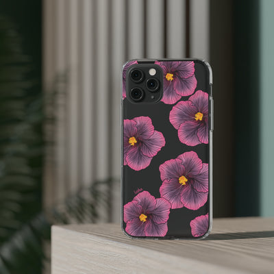 Sunset Hibiscus - Clear Case