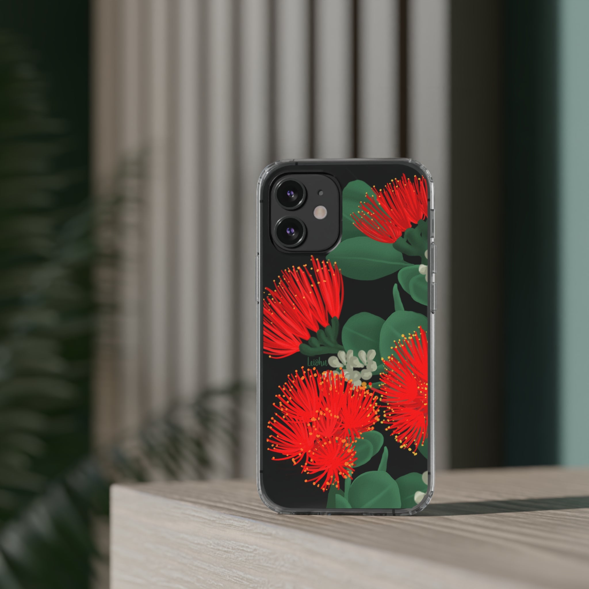 O'hia Lehua - Clear Case - LEIOHU DESIGNS