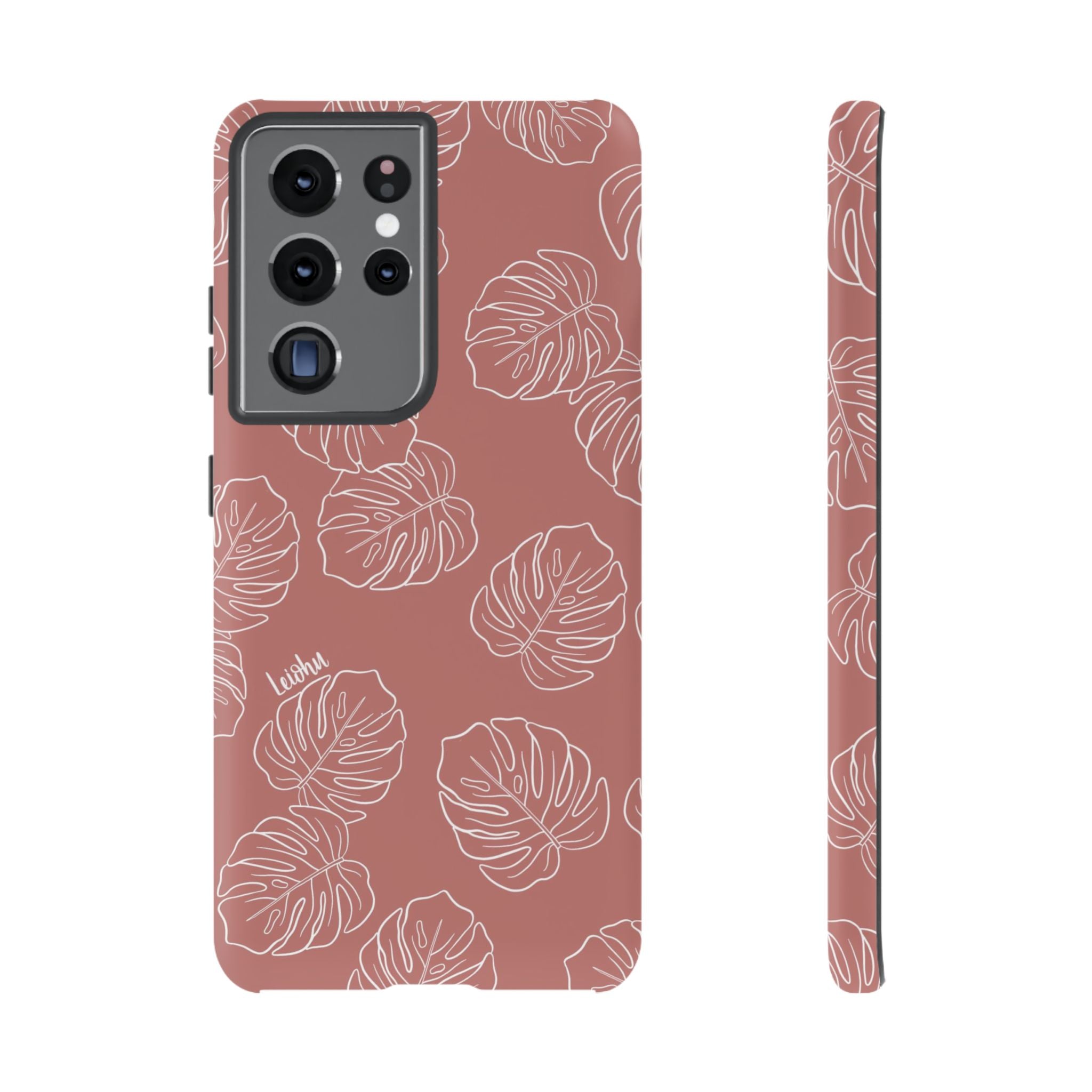 Monstera - Mauve - Samsung Galaxy - LEIOHU DESIGNS