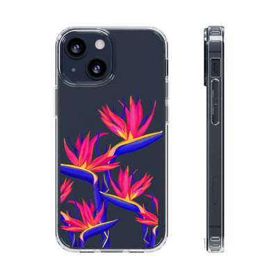 Pua Manu - Neon - Clear Case