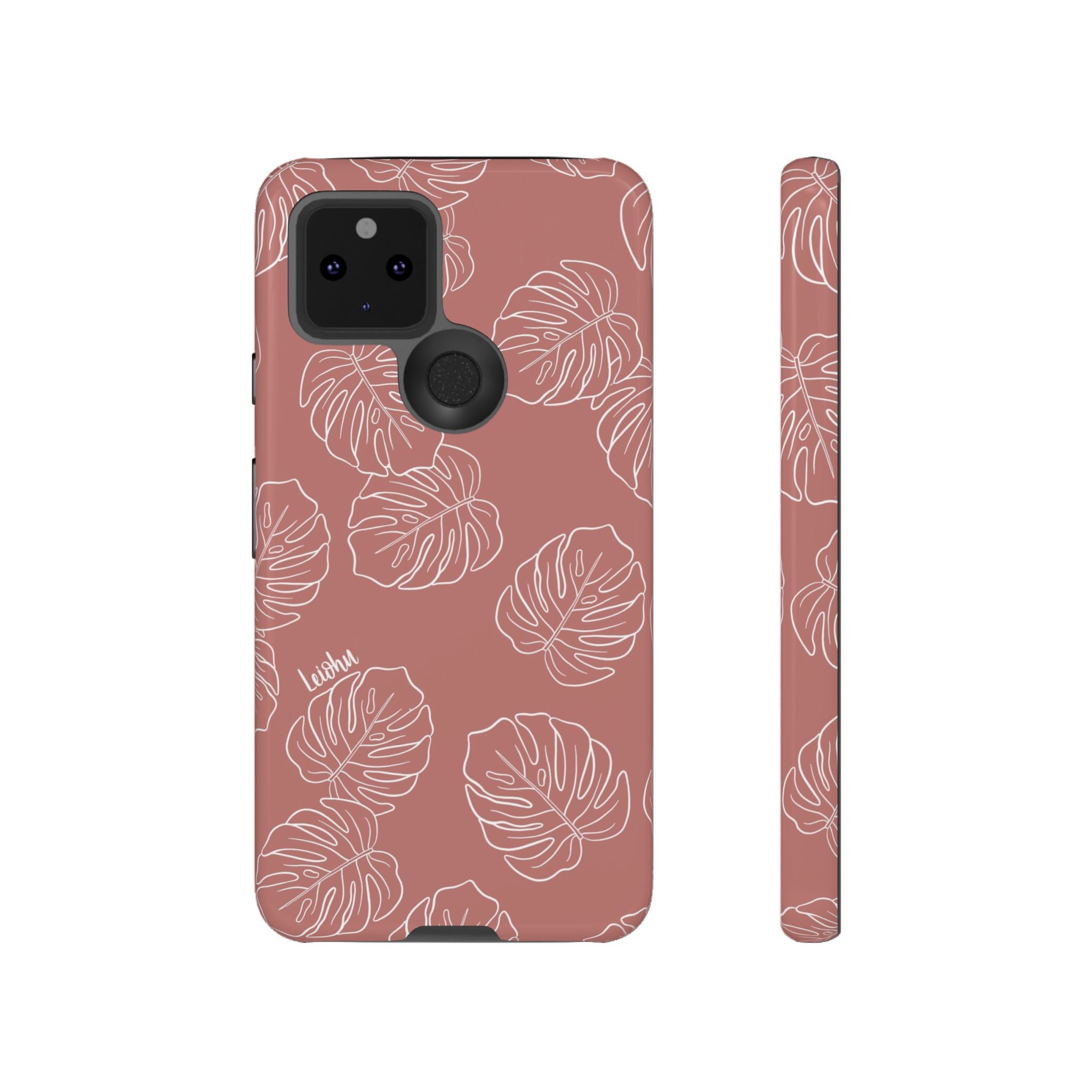 Monstera - Mauve - Google Pixel - LEIOHU DESIGNS