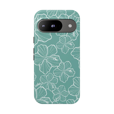 Hibiscus - Teal - Google Pixel