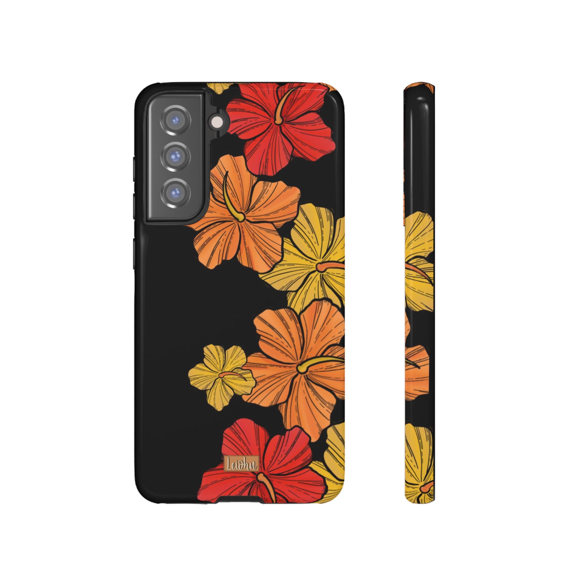 Hibiscus Retro - Samsung Galaxy - LEIOHU DESIGNS