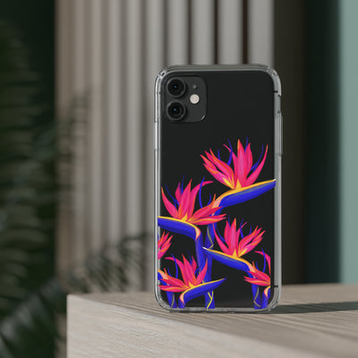 Pua Manu - Neon - Clear Case