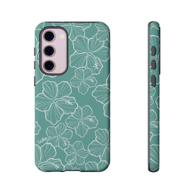 Hibiscus - Teal - Samsung Galaxy