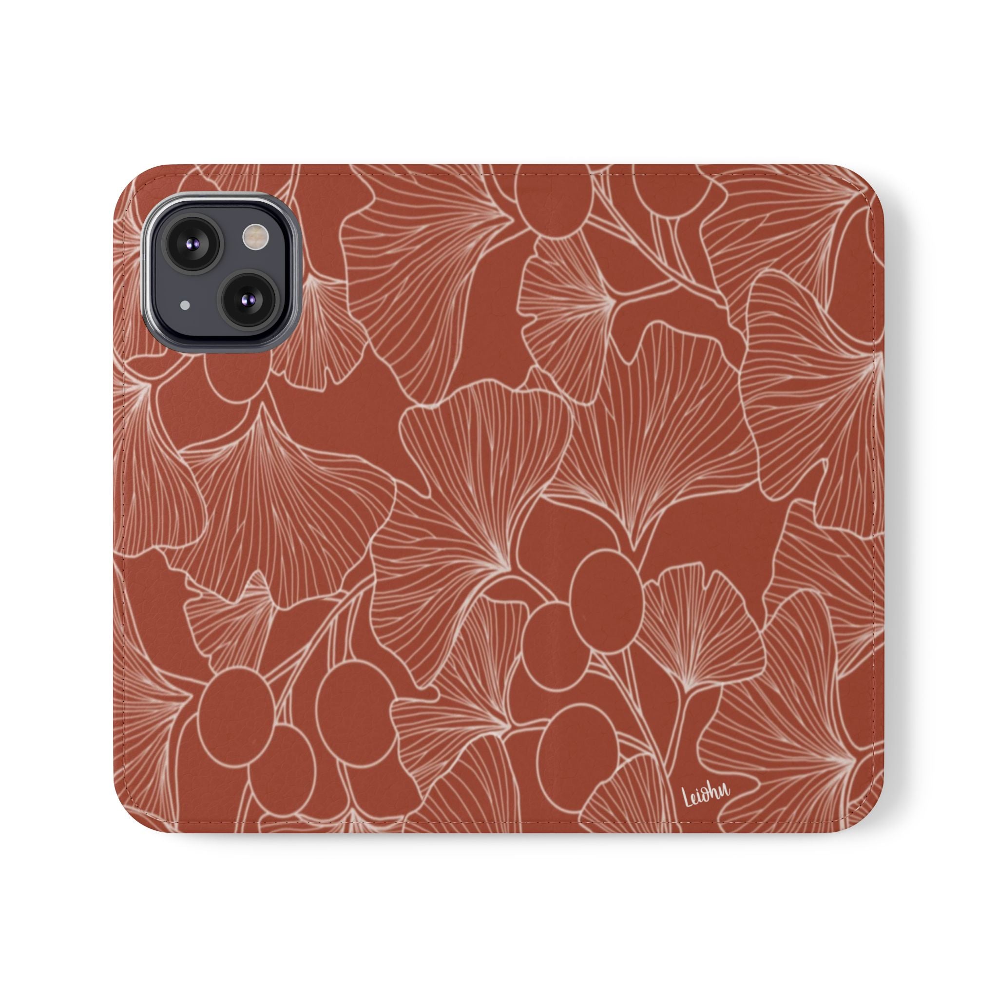 Gingko Rust - Folio case - LEIOHU DESIGNS