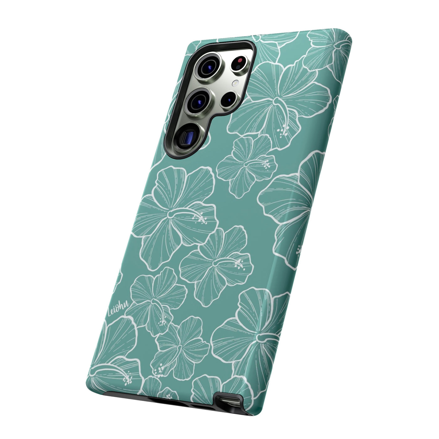 Hibiscus - Teal - Samsung Galaxy