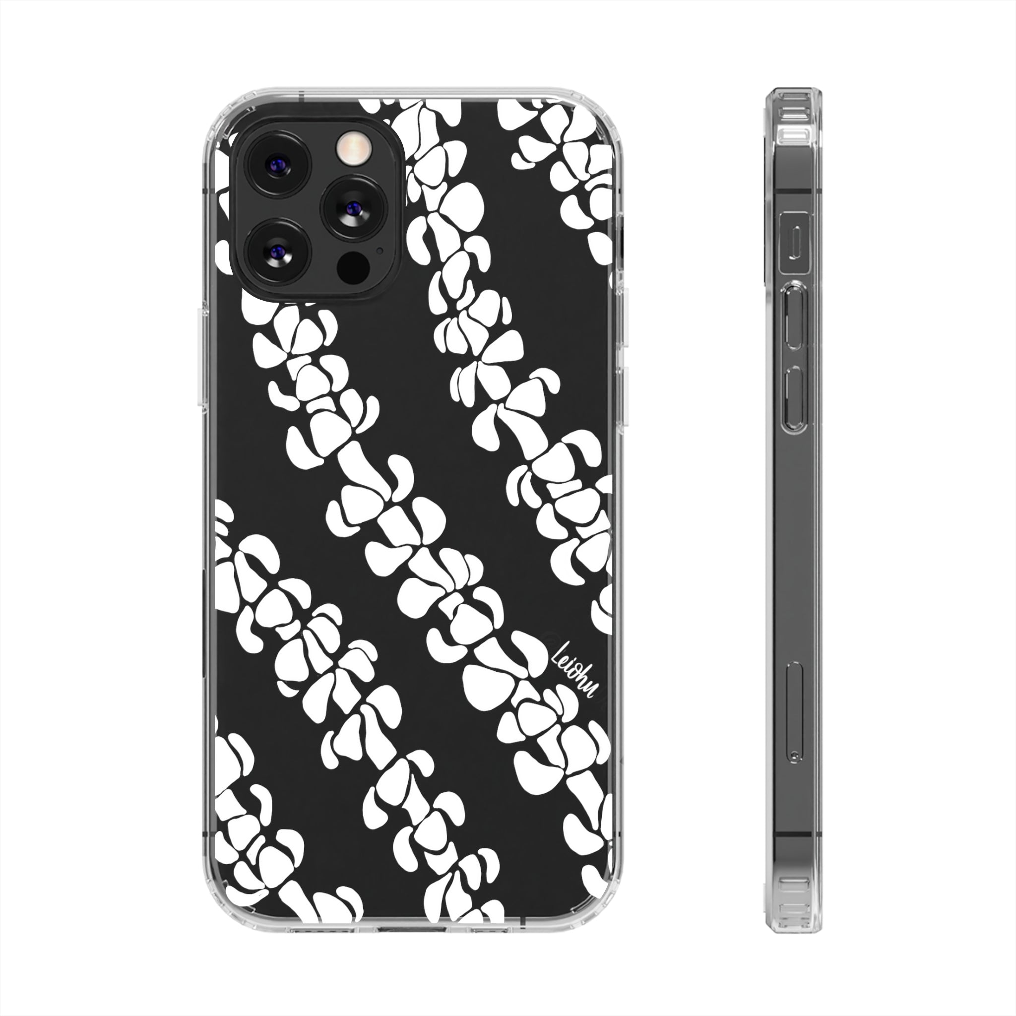 PUAKENIKENI - Ke'oke'o - Clear Case - LEIOHU DESIGNS