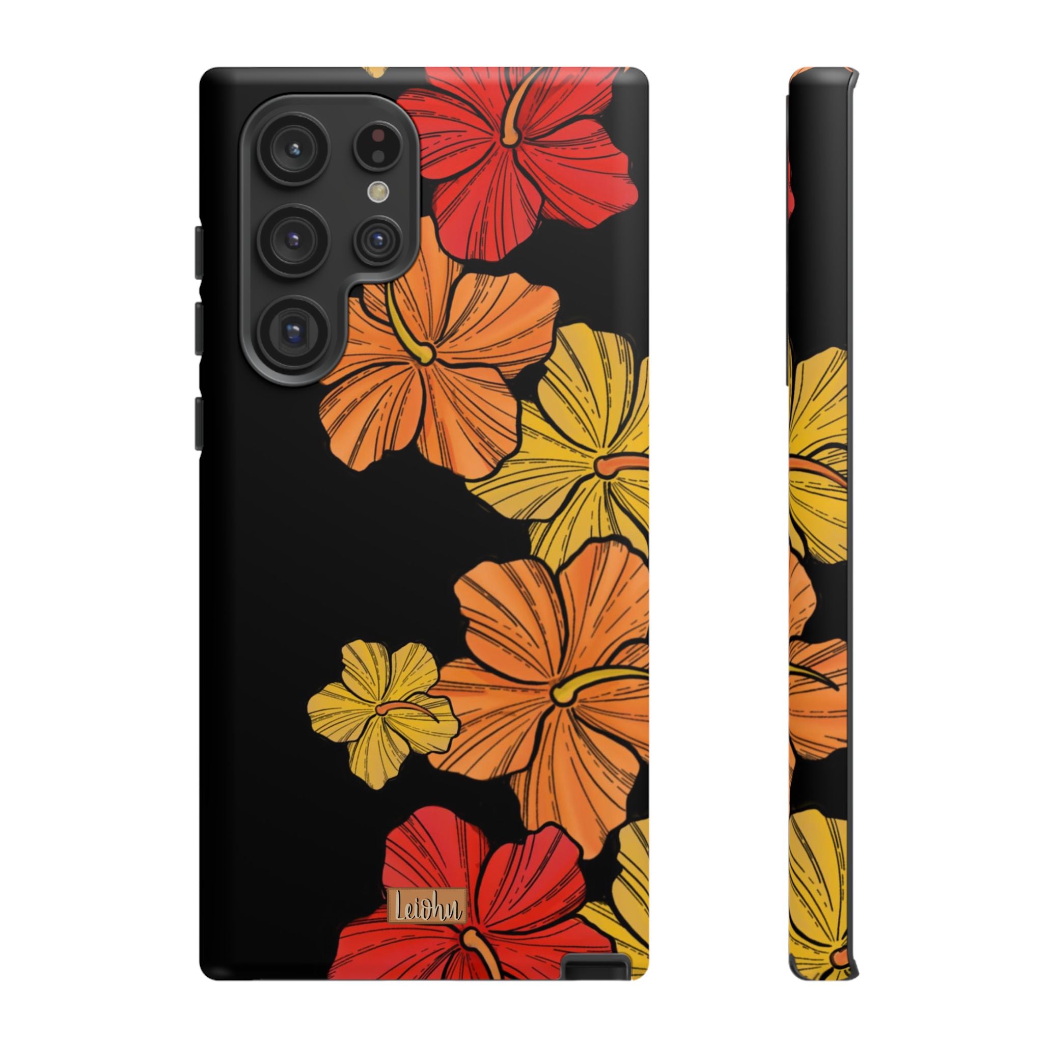 Hibiscus Retro - Samsung Galaxy - LEIOHU DESIGNS