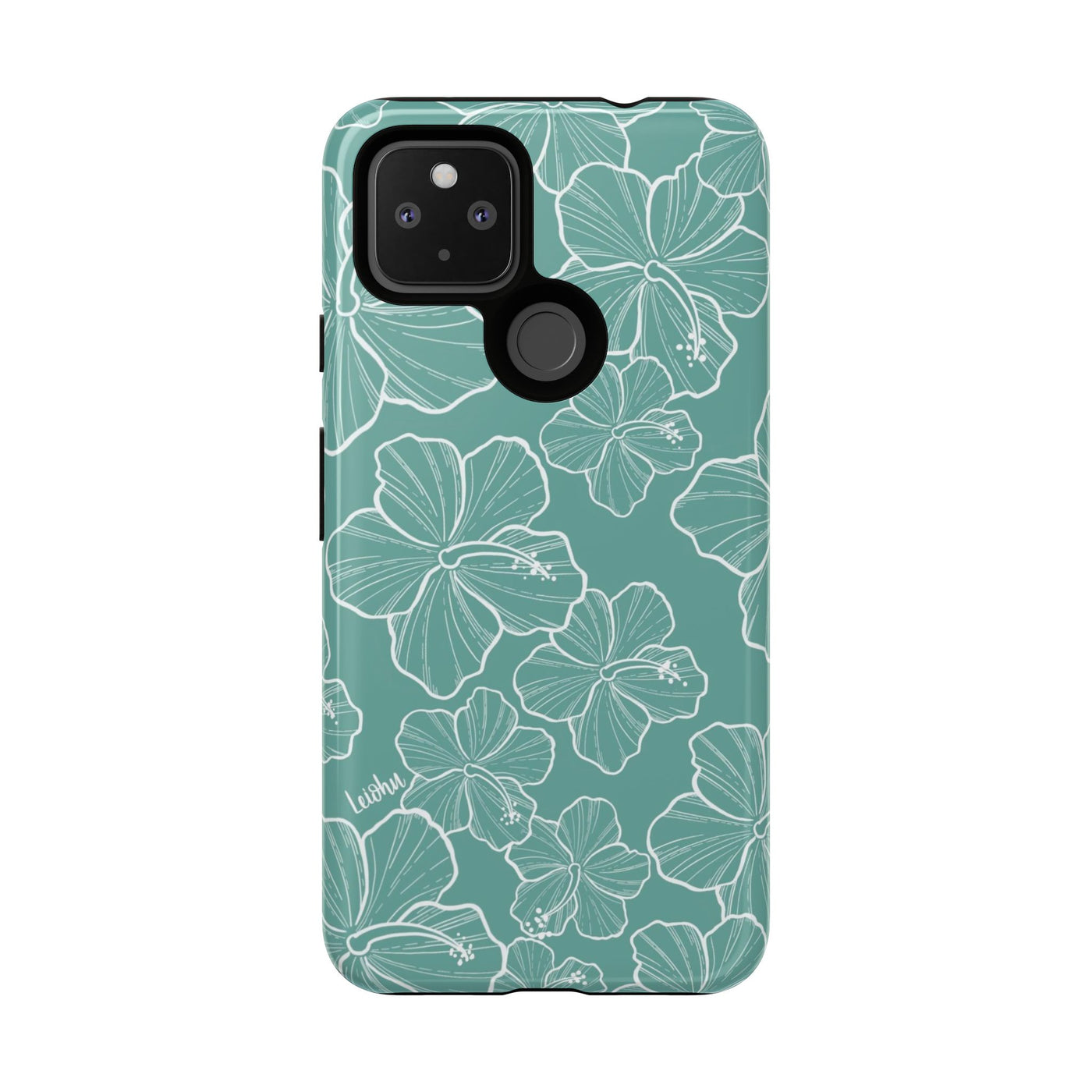 Hibiscus - Teal - Google Pixel