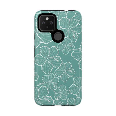 Hibiscus - Teal - Google Pixel