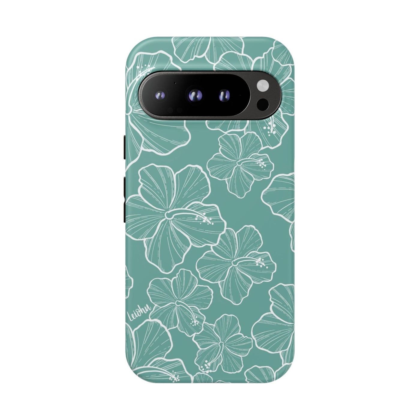 Hibiscus - Teal - Google Pixel