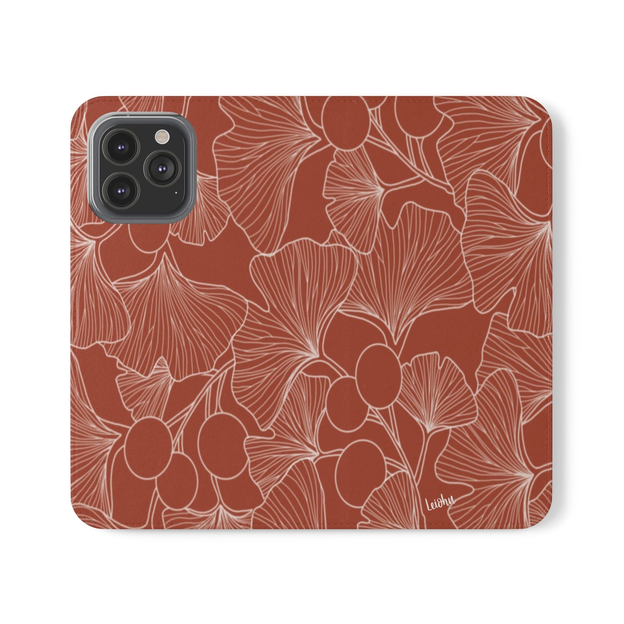 Gingko Rust - Folio case - LEIOHU DESIGNS