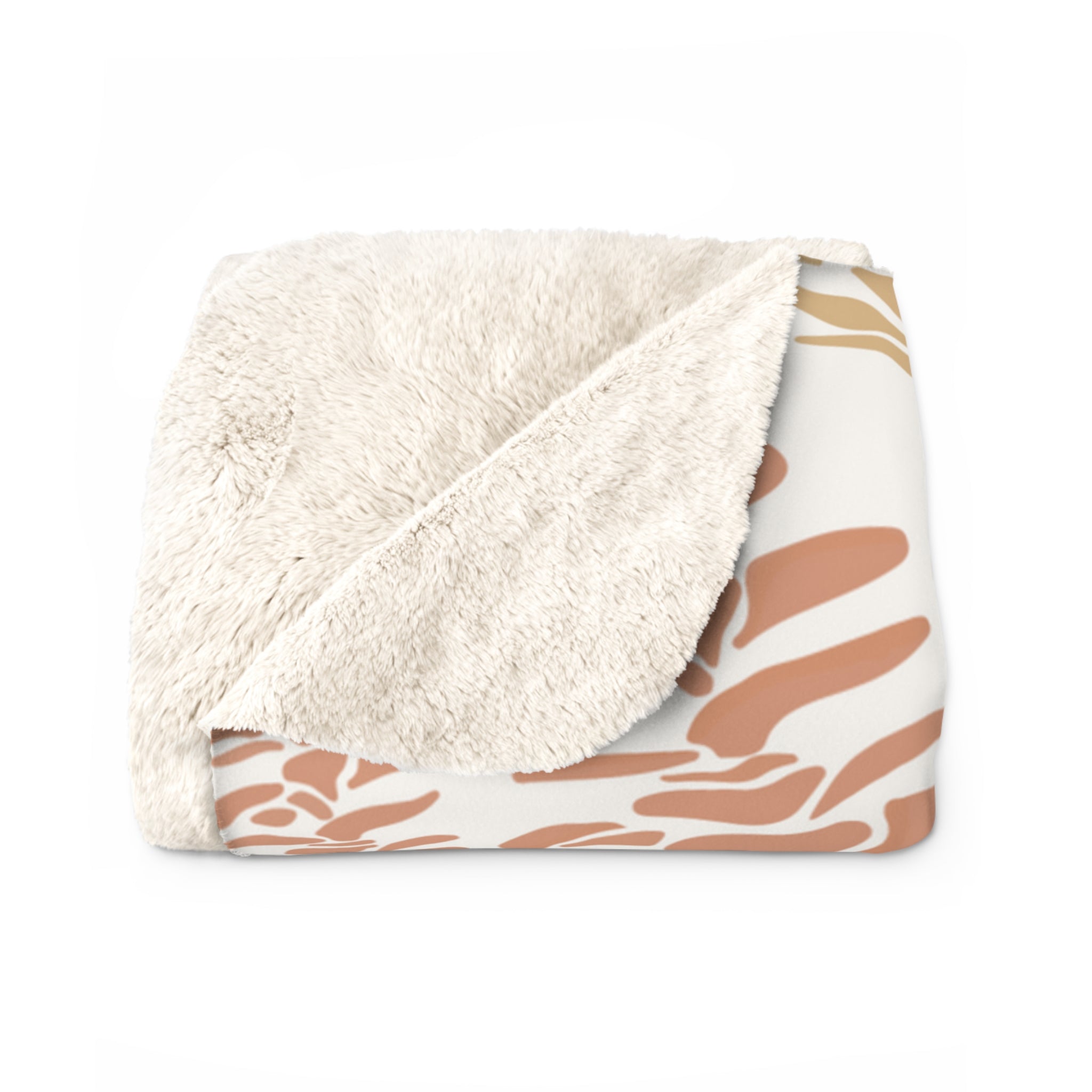 Groovy Lei - Sherpa Fleece Blanket - LEIOHU DESIGNS