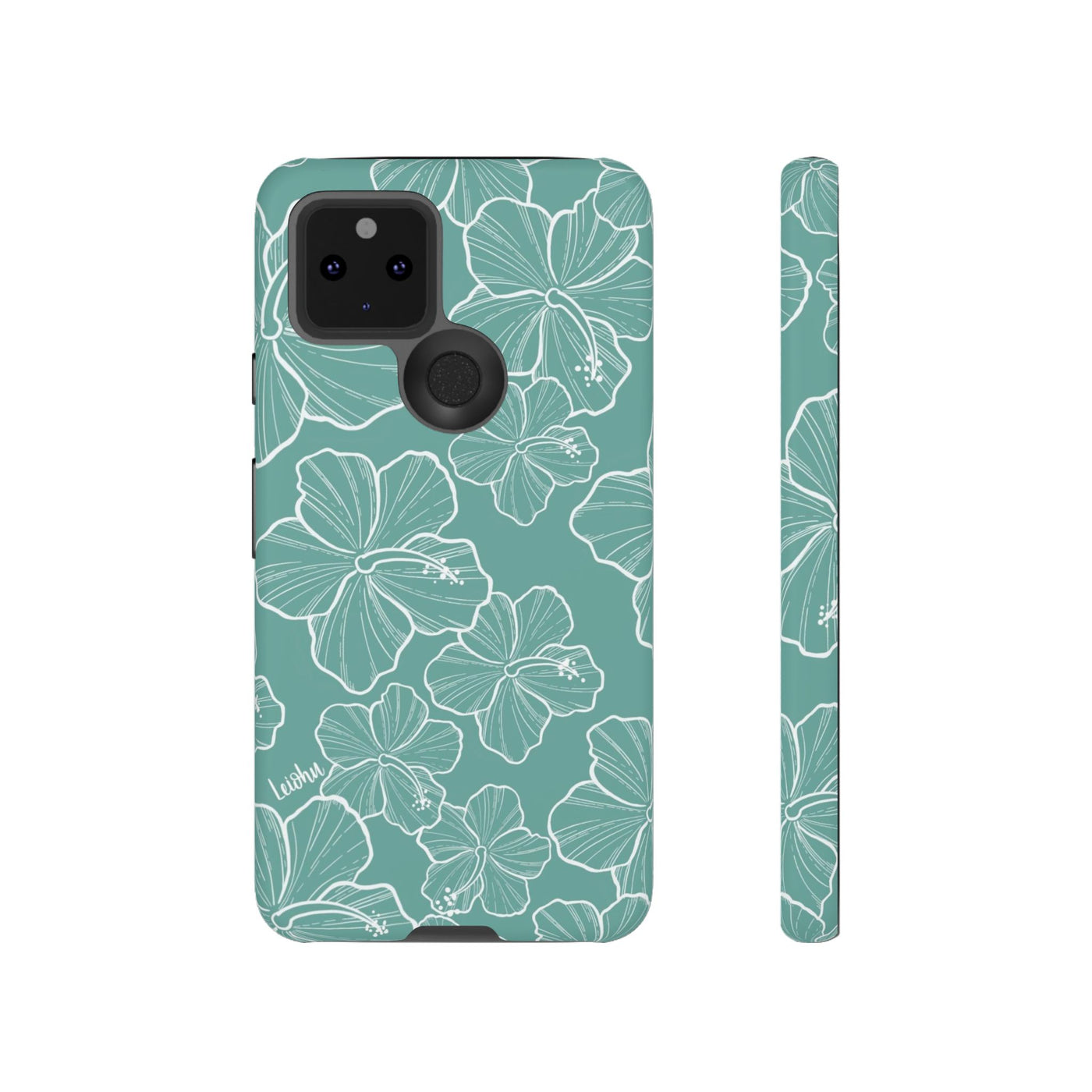 Hibiscus - Teal - Google Pixel