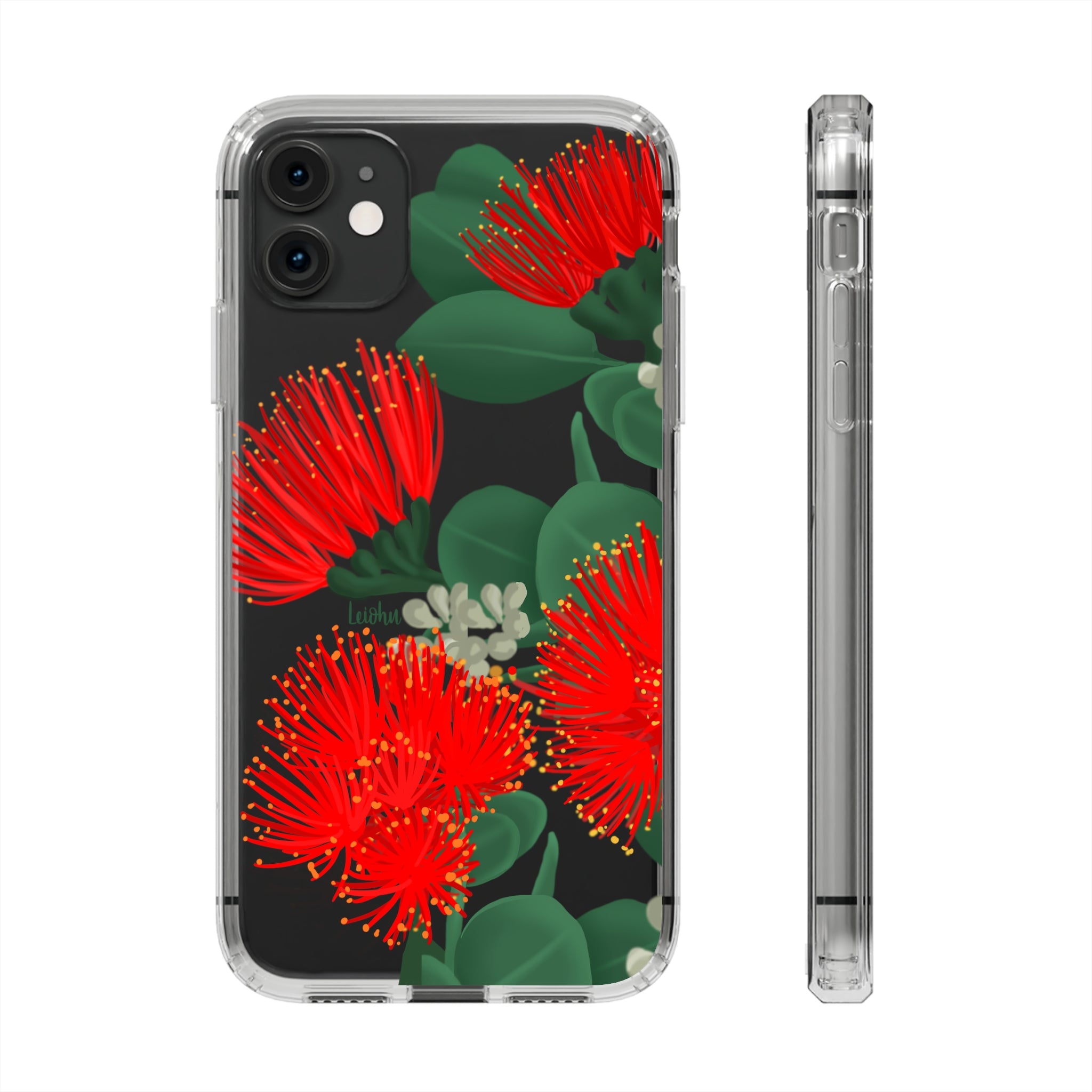 O'hia Lehua - Clear Case - LEIOHU DESIGNS