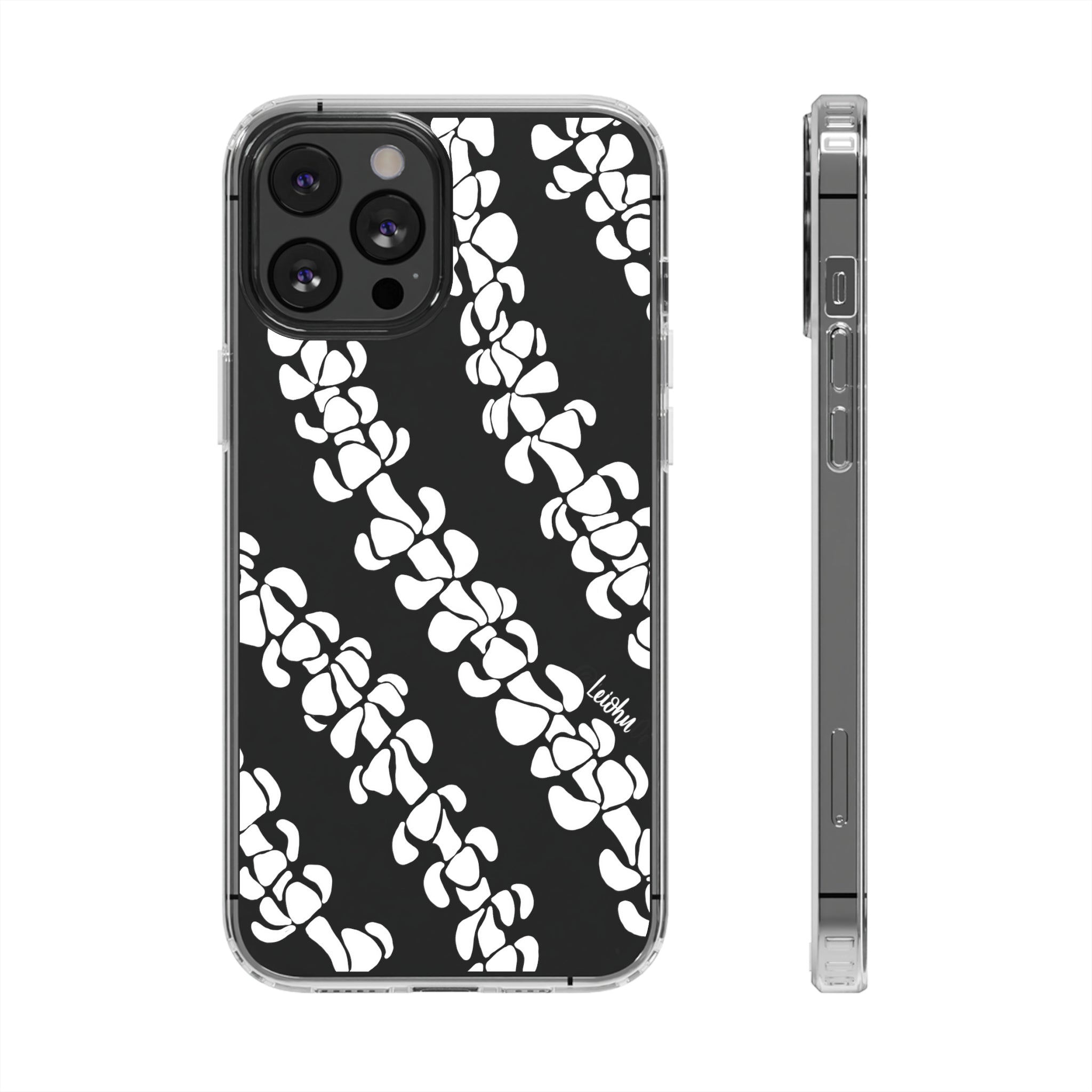 PUAKENIKENI - Ke'oke'o - Clear Case - LEIOHU DESIGNS