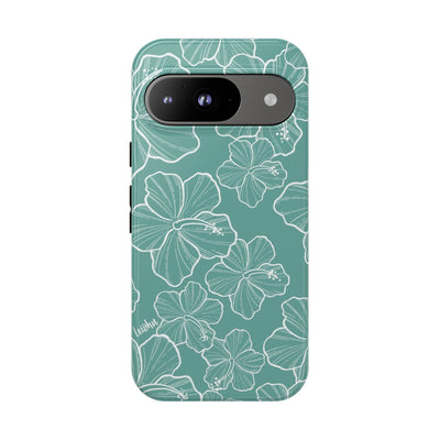 Hibiscus - Teal - Google Pixel