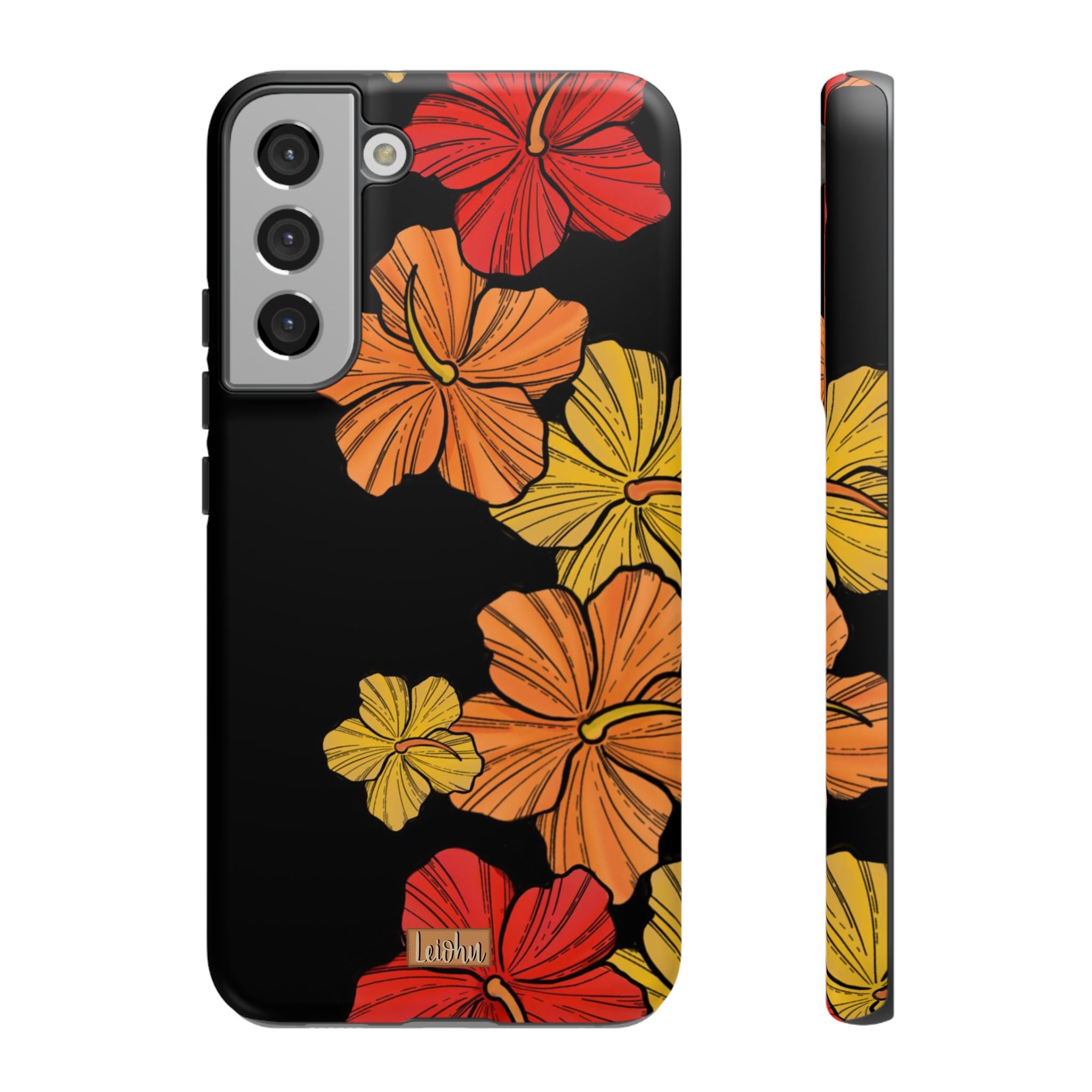 Hibiscus Retro - Samsung Galaxy - LEIOHU DESIGNS