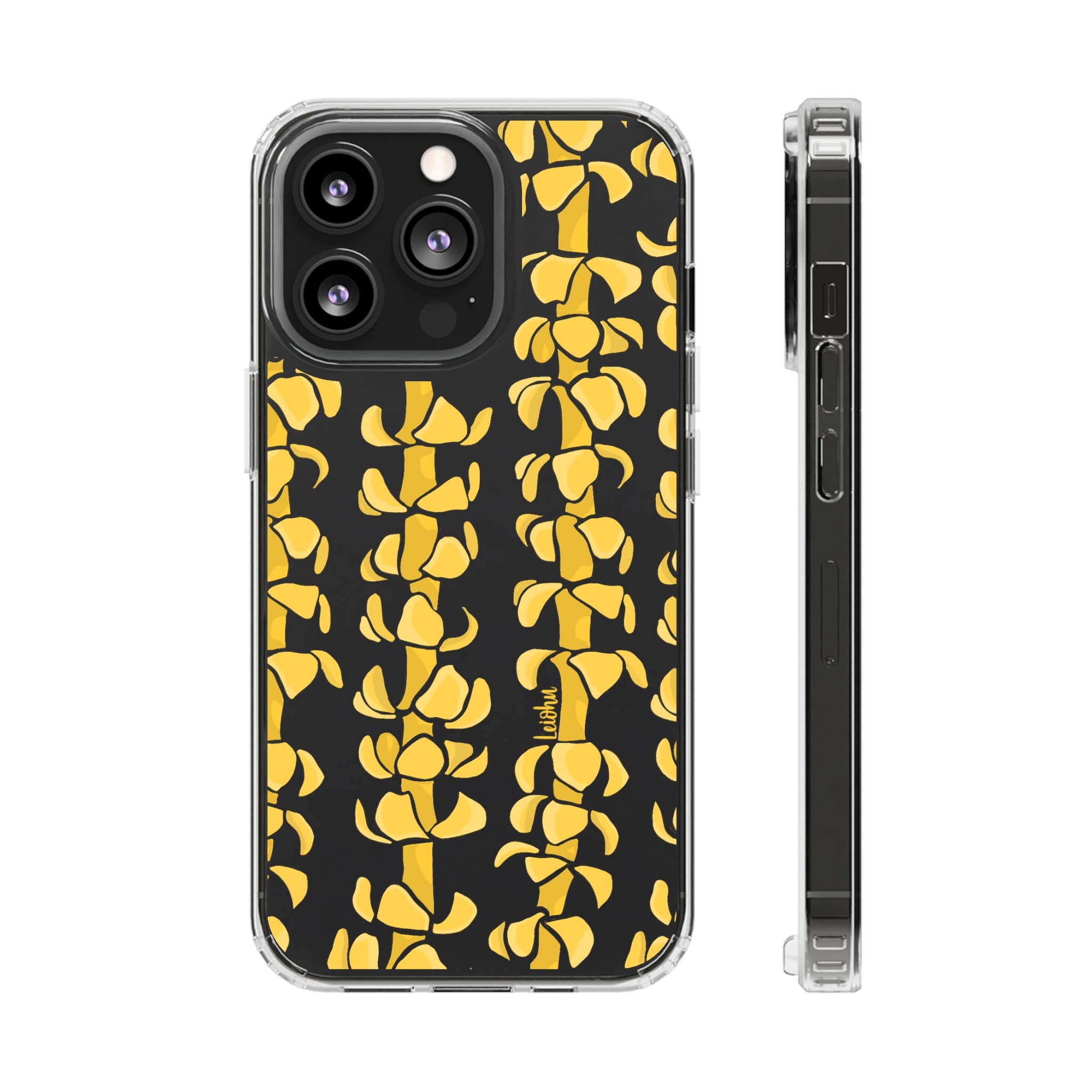 Puakenikeni Lei - Clear Cases - LEIOHU DESIGNS