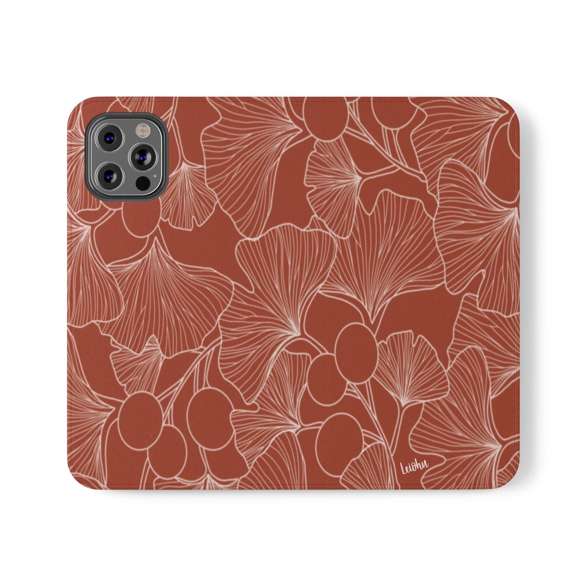 Gingko Rust - Folio case - LEIOHU DESIGNS