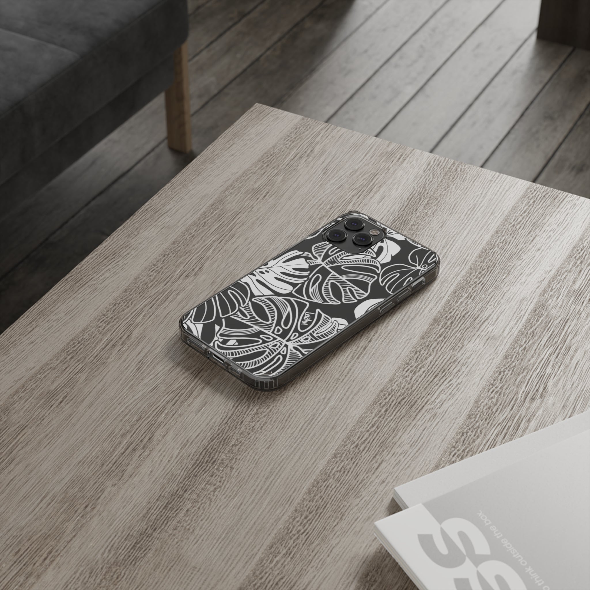 MONSTERA DREAM - Clear Case - LEIOHU DESIGNS