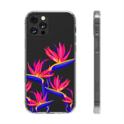 Pua Manu - Neon - Clear Case