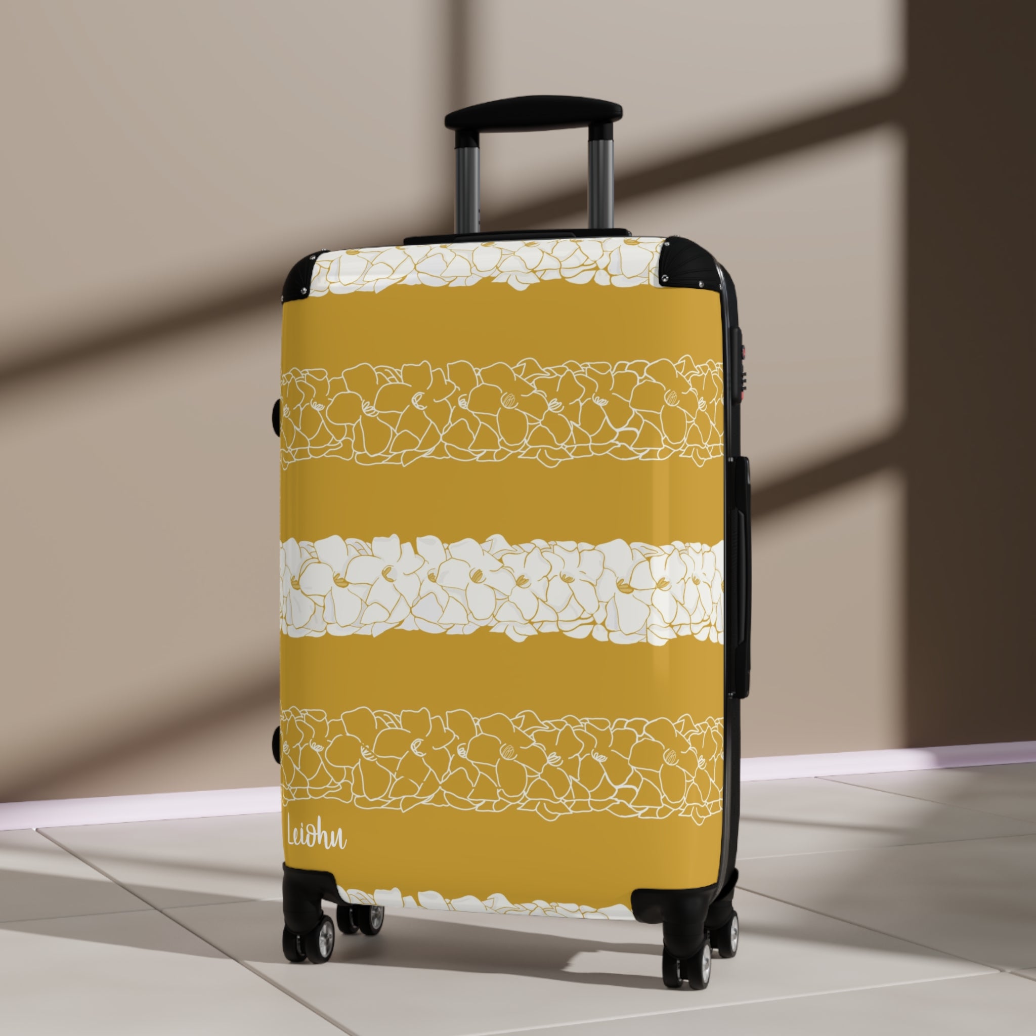 Double Puakenikeni - Cabin Suitcase - LEIOHU DESIGNS